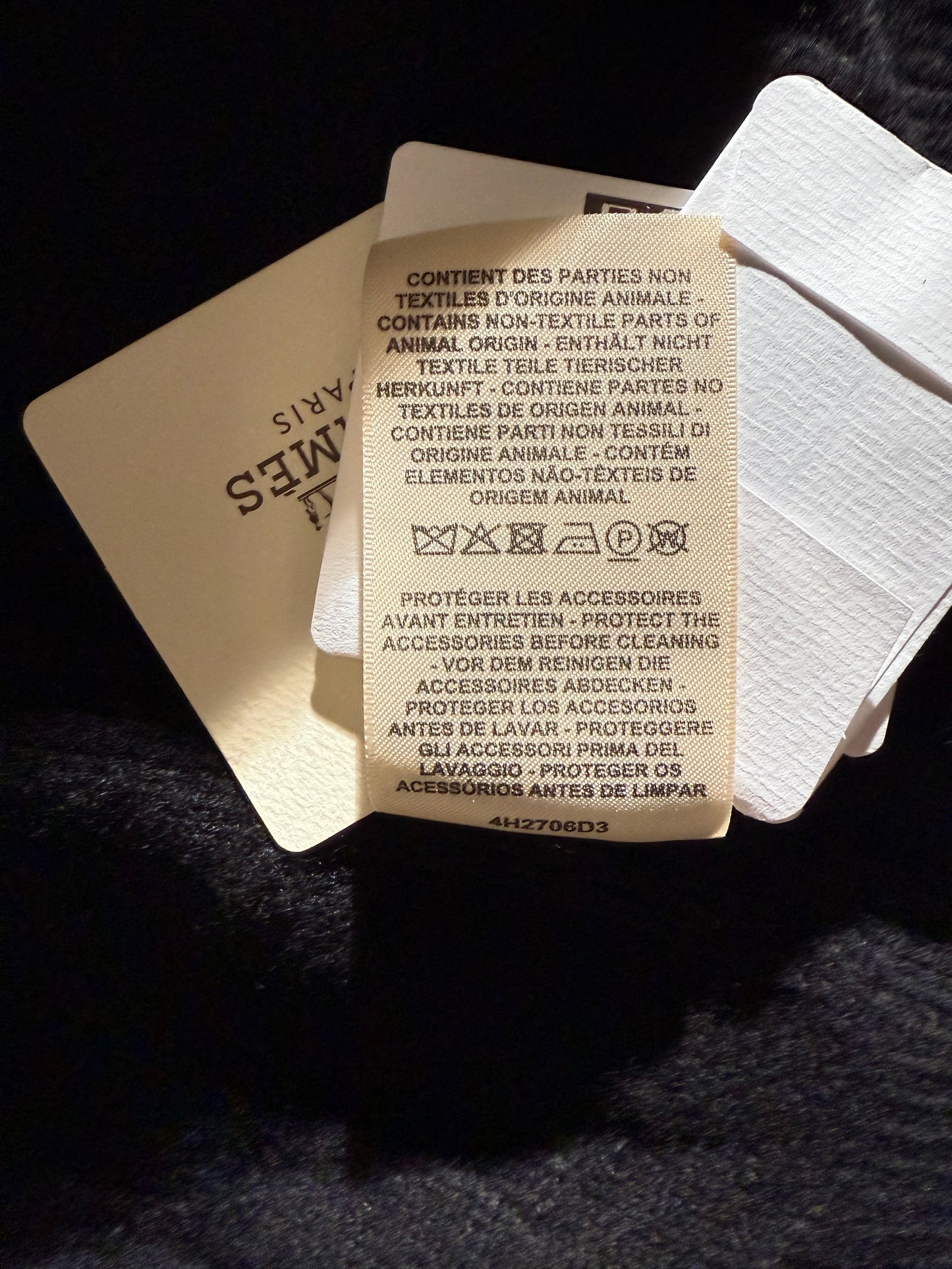 Hermes “H” Black Wool Long Sleeve Cardigan Sweater 38 6 New with tags