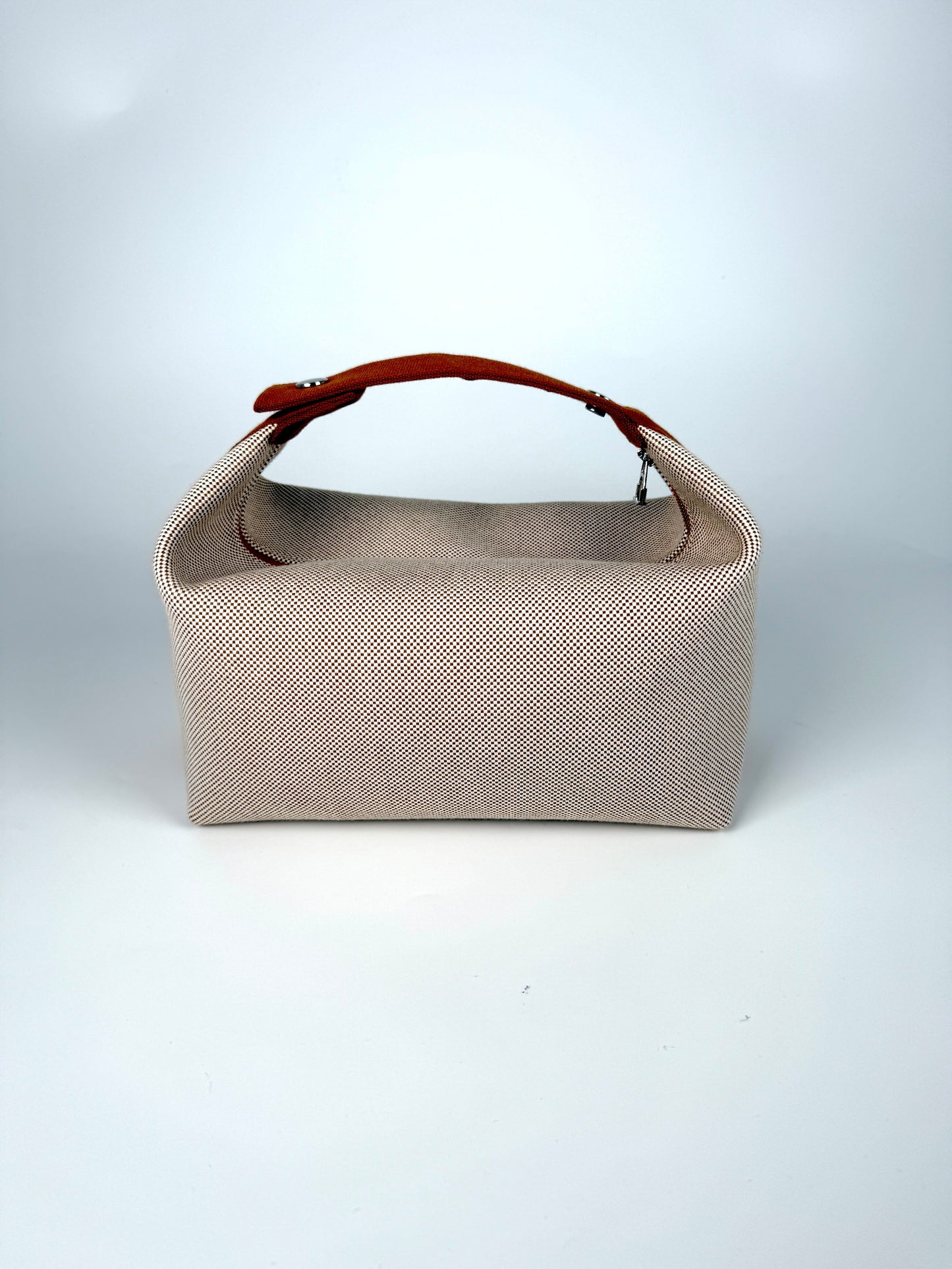 HERMES Bride a Brac Cabriole Case Large GM Biscuit Top Handle Pouch Case Bag