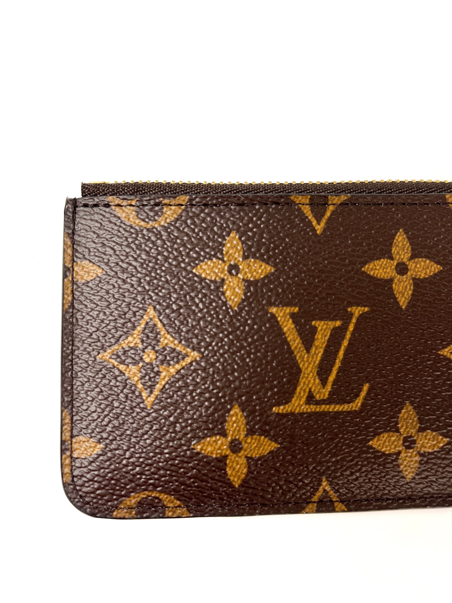 LOUIS VUITTON Romy Card Holder Christmas Vivienne Monogram Snow Print Wallet