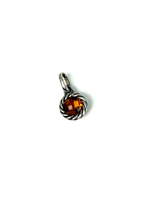 DAVID YURMAN Cable Collectibles Citrine Sterling Silver Pendant