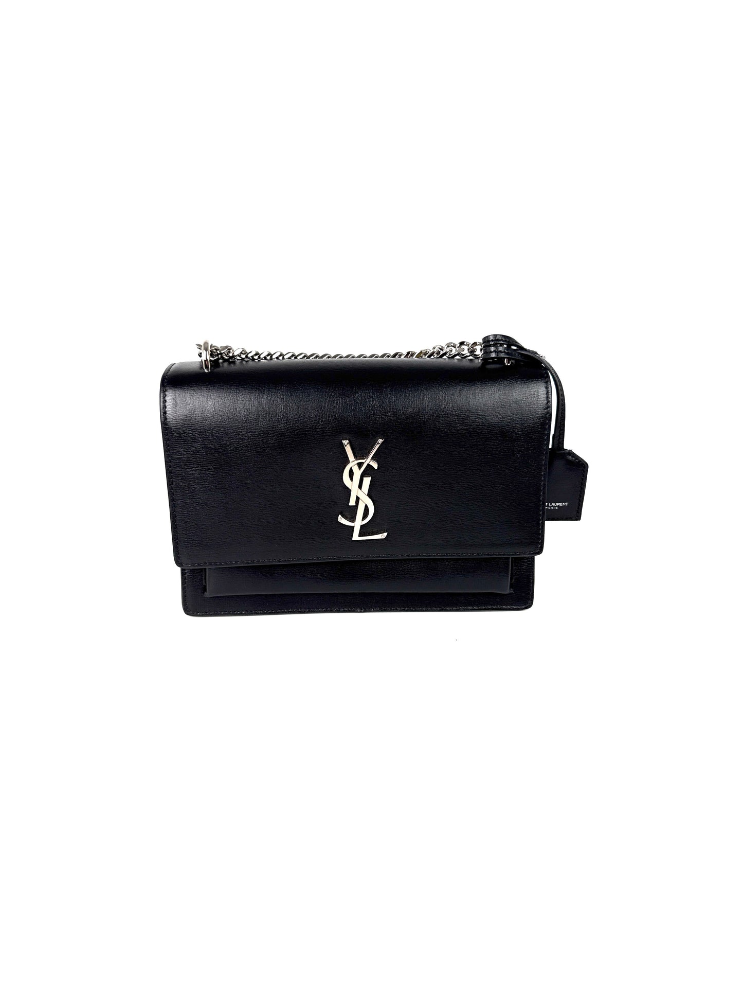 Saint Laurent YSL Sunset Smooth Leather 2021 Leather Crossbody Bag 