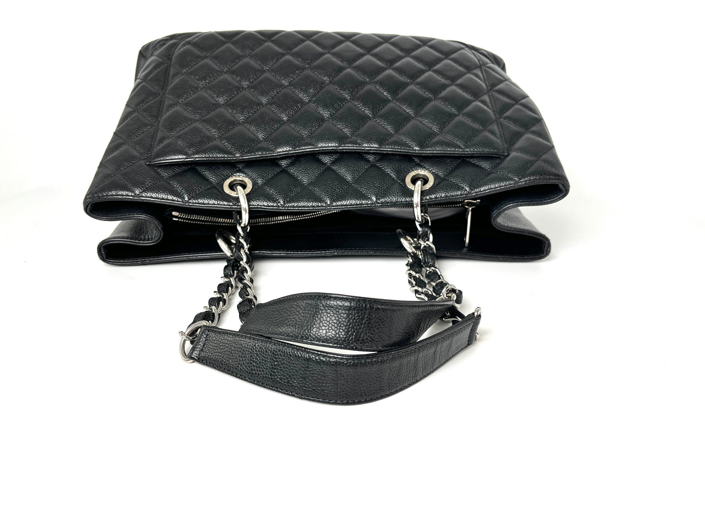 CHANEL Grand Shopping XL Caviar Quilted Black Tote