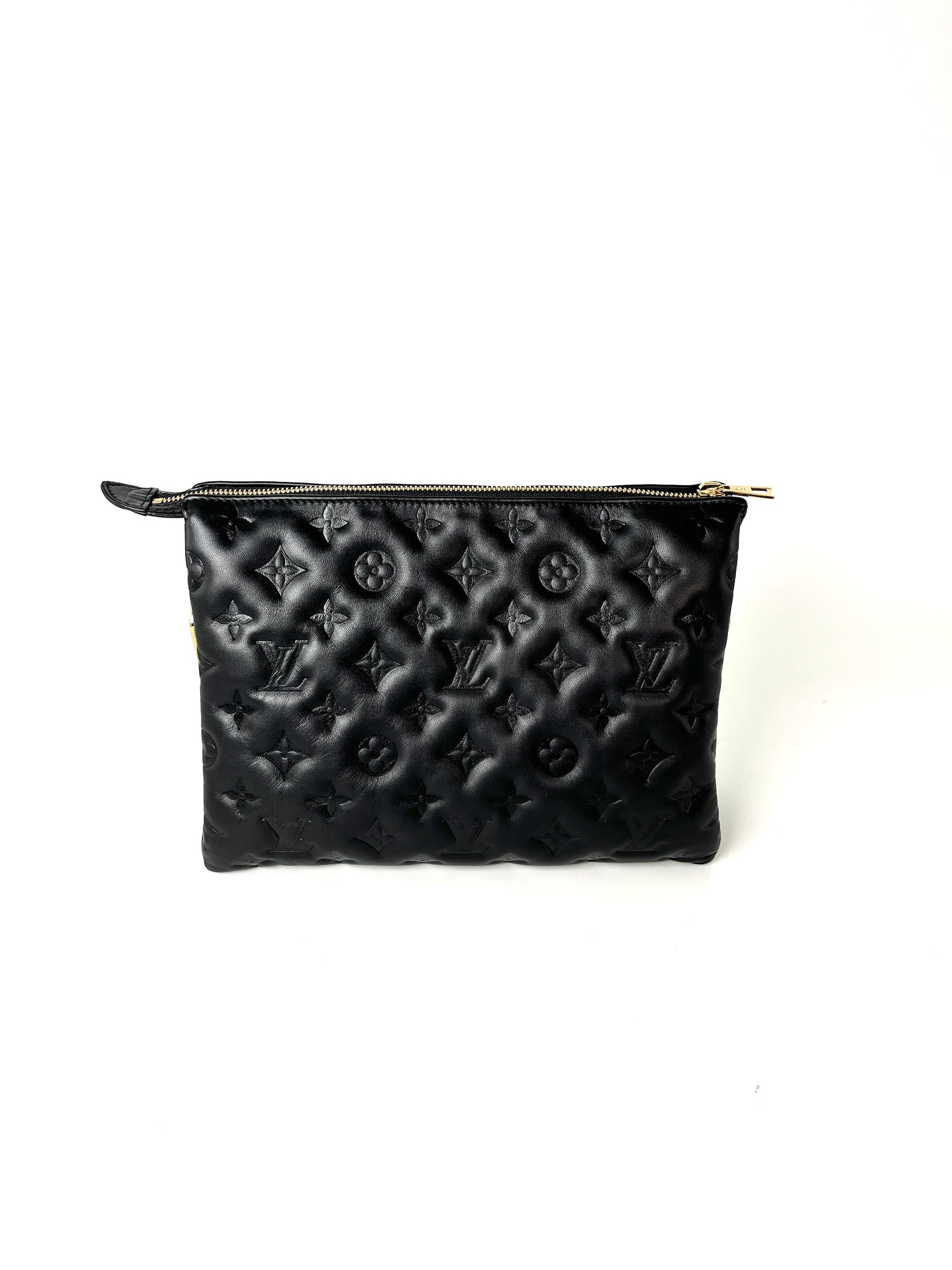 Louis Vuitton Coussin Black Embossed Leather PM Bag