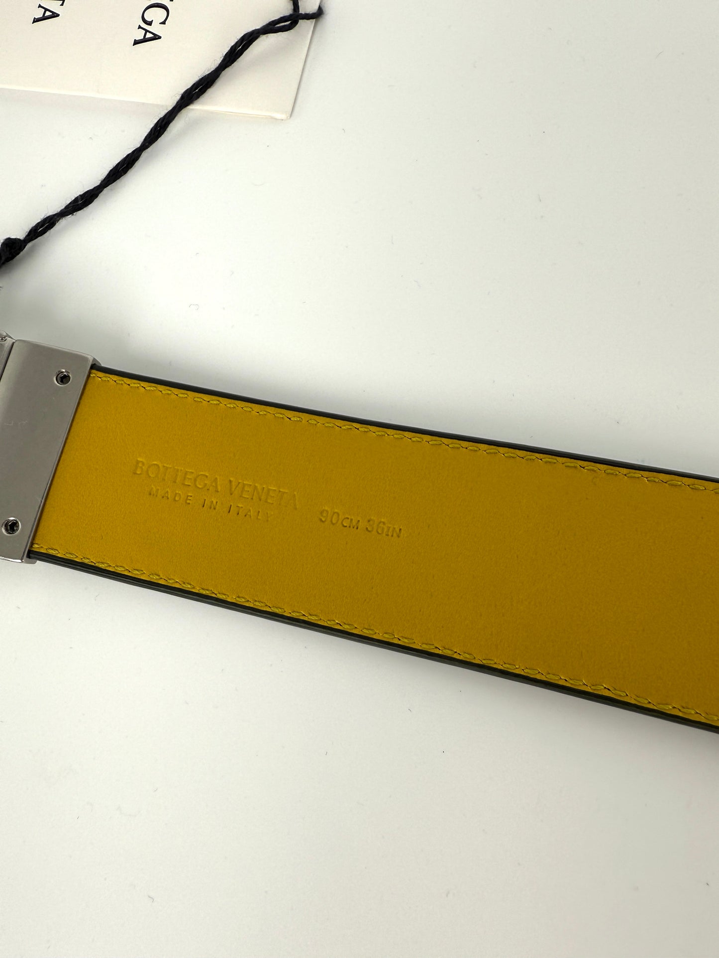 Bottega Veneta Instrecciato Dark Green Reversible Woven Leather 90 36 New with tags