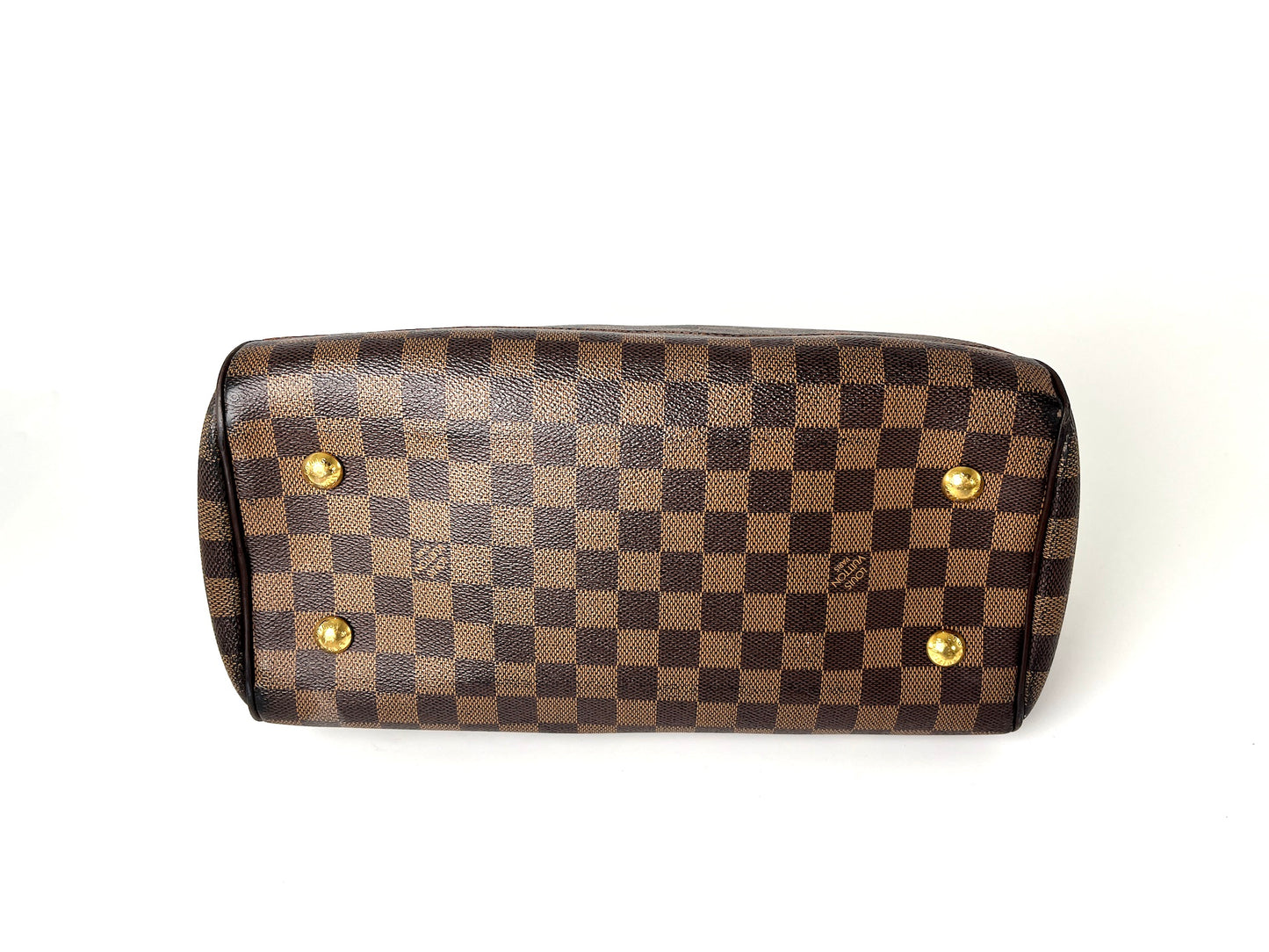 Louis Vuitton Duomo Boston Damier Ebene Bowler Satchel Bag