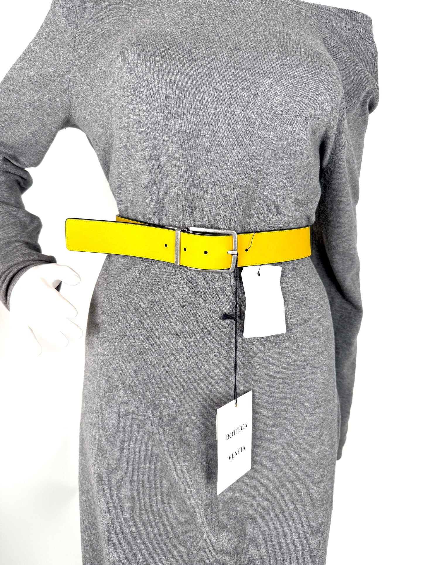 Bottega Veneta Instrecciato Dark Green Reversible Woven Leather 90 36 New with tags