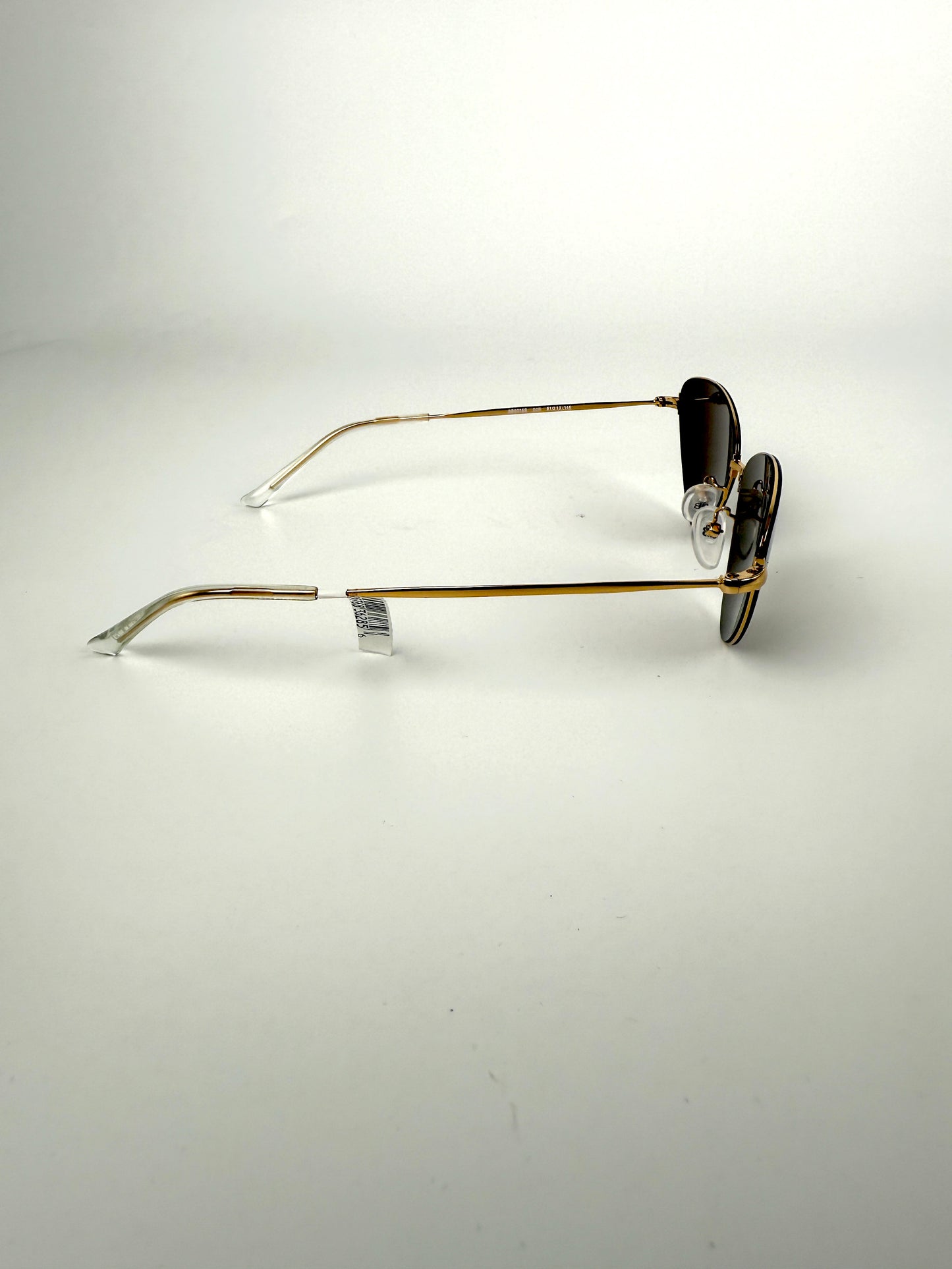 BALMAIN BB0015S Metal Cat Eye Gold Tone Sunglasses New