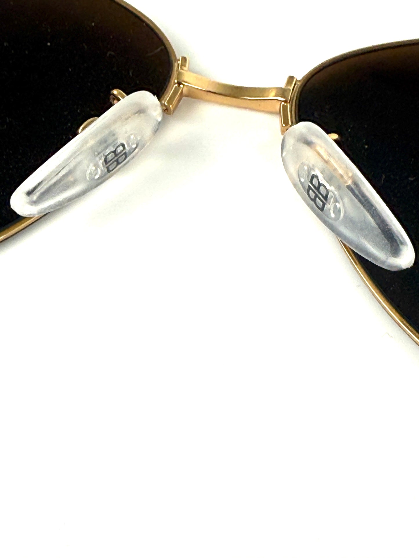 BALMAIN BB0015S Metal Cat Eye Gold Tone Sunglasses New