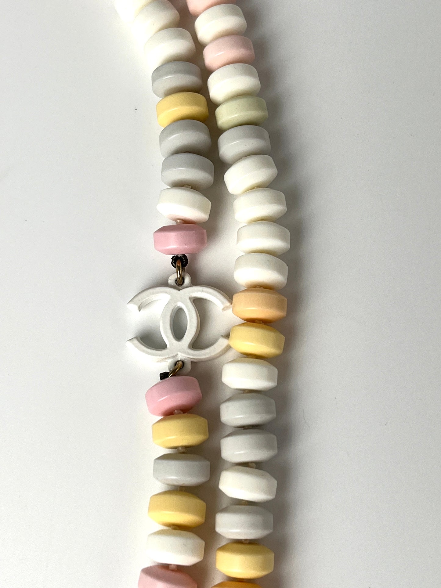 CHANEL 2014 Supermarket Candy Sweetie CC Station Long Necklace