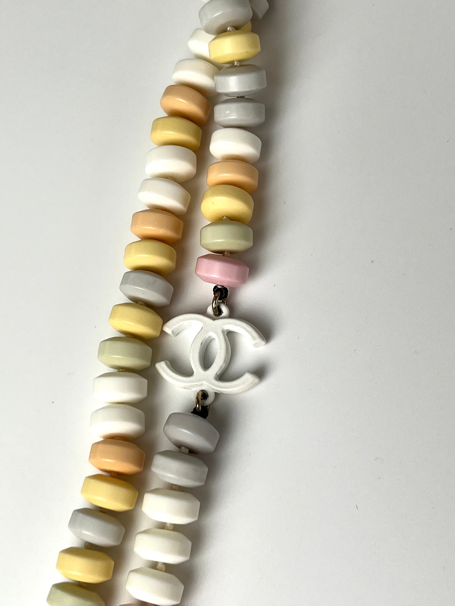 CHANEL 2014 Supermarket Candy Sweetie CC Station Long Necklace