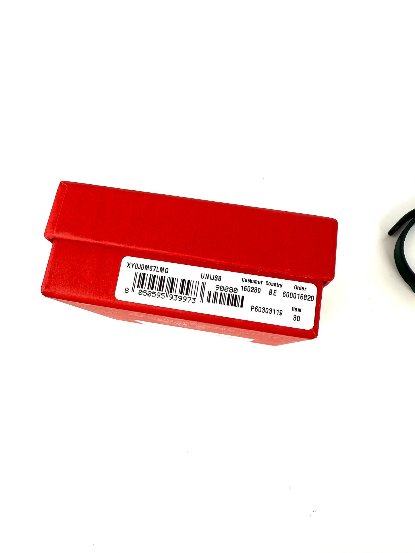 VALENTINO Leather Logo Wrap Green Gold Hardware Bracelet