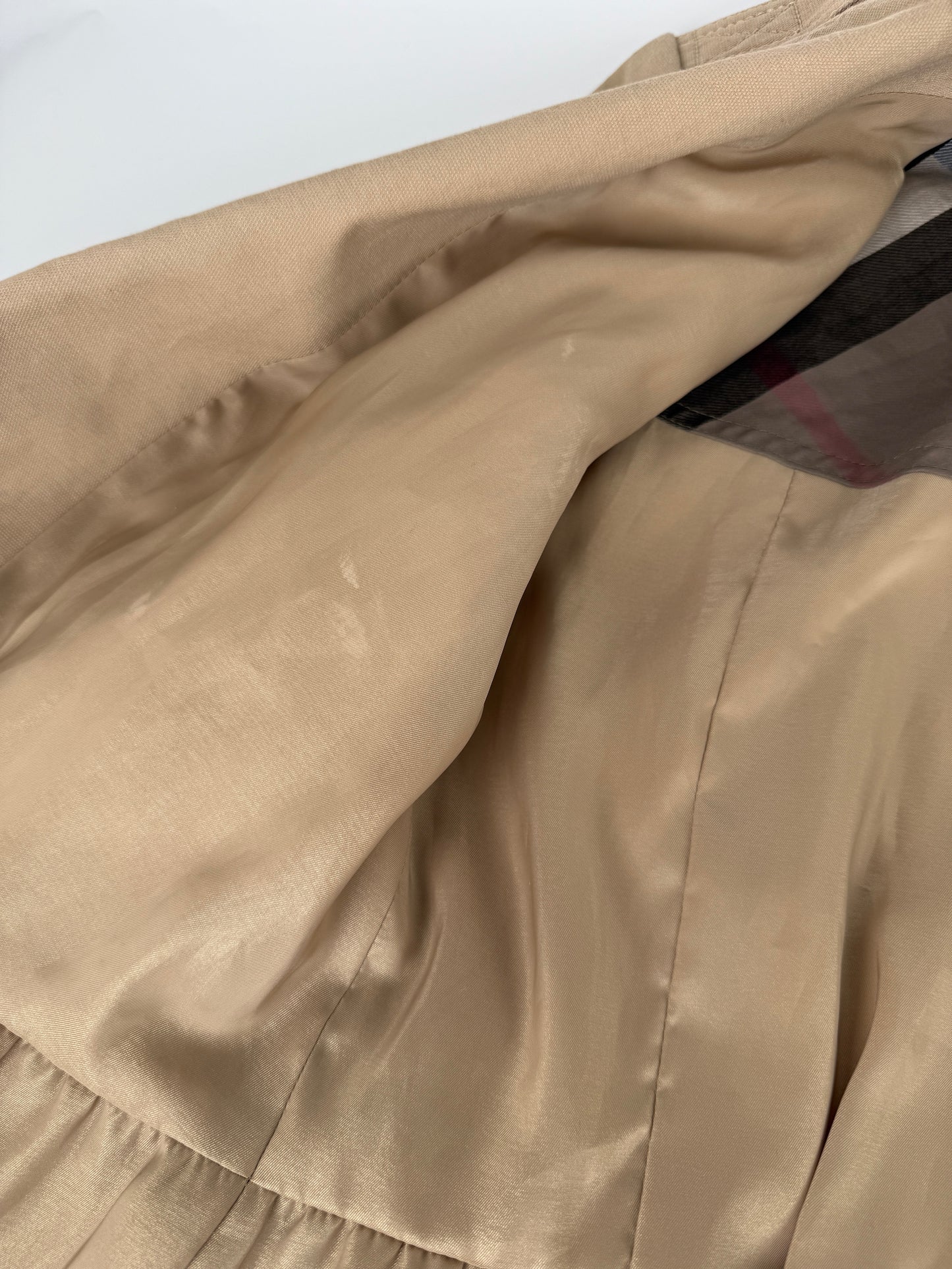 BURBERRY Brit Beige Cotton Short Blazer Jacket 10 44