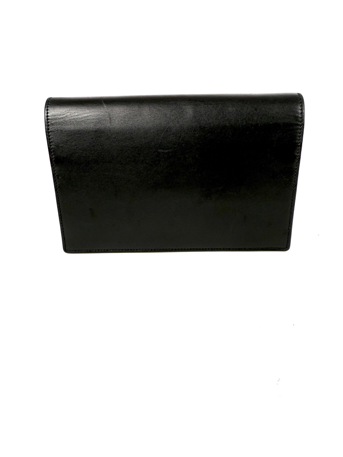 SAINT LAURENT Cloud Star Glitter YSL Monogram Kate Tassel Chain Crossbody Clutch Wallet on Chain Bag