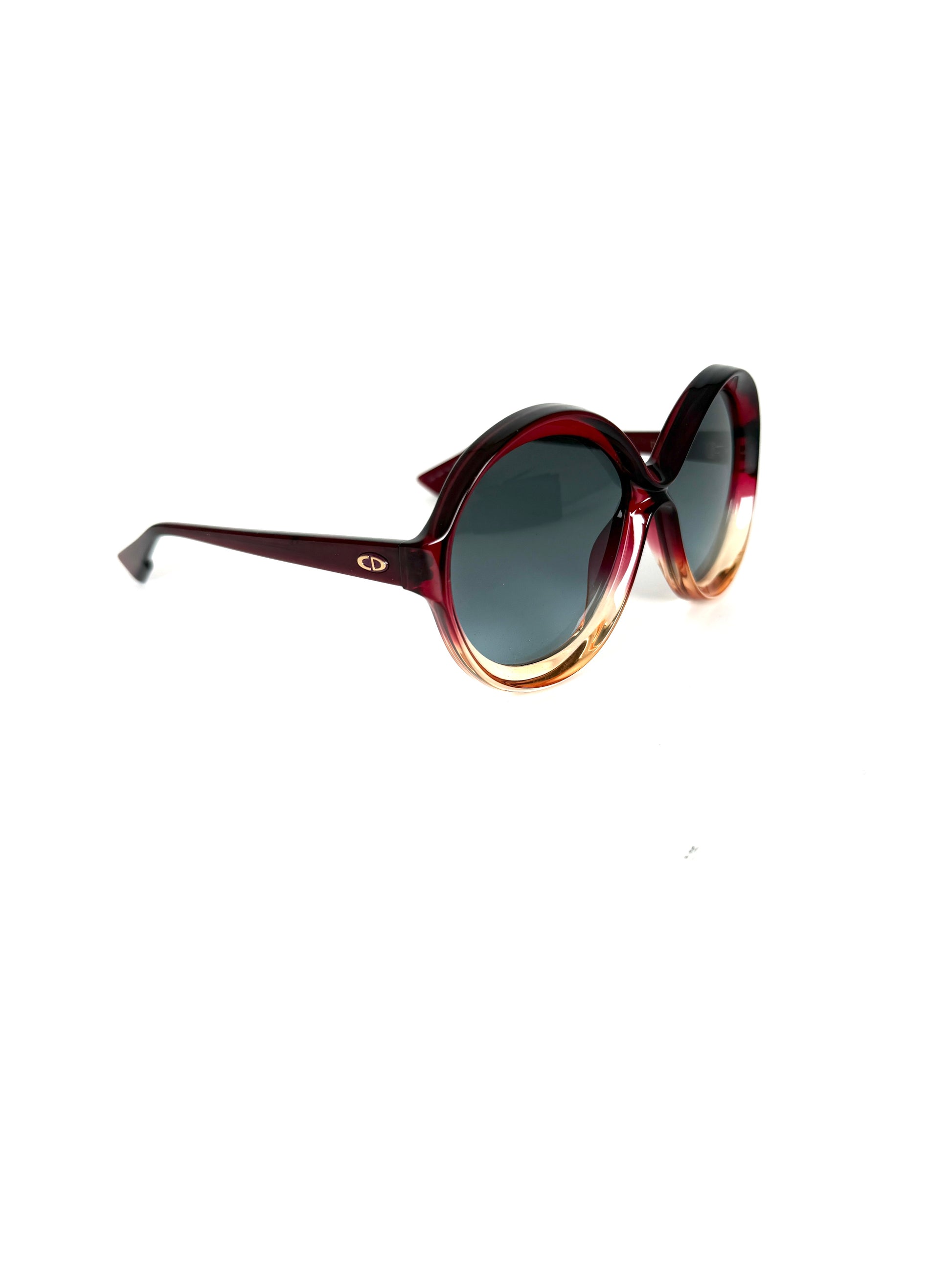 Christian Dior Bianca Oversized Oval 0T517 Round Optyl Acetate Sunglasses