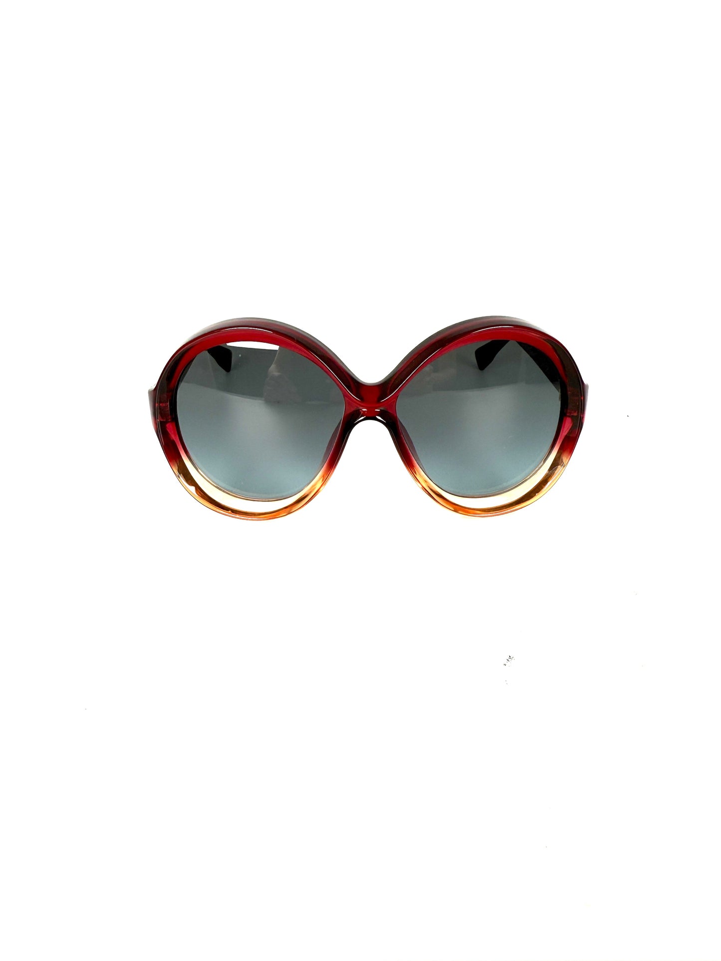 Christian Dior Bianca Oversized Oval 0T517 Round Optyl Acetate Sunglasses