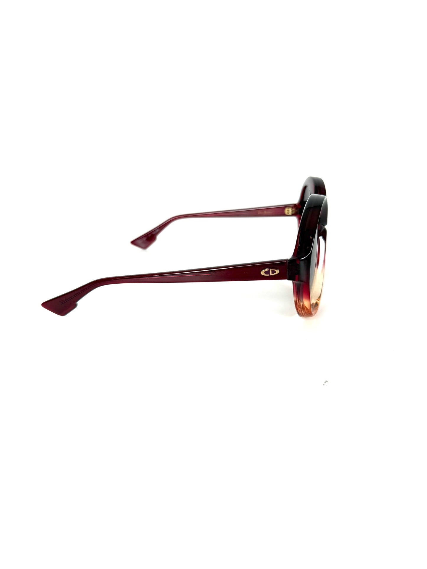 Christian Dior Bianca Oversized Oval 0T517 Round Optyl Acetate Sunglasses