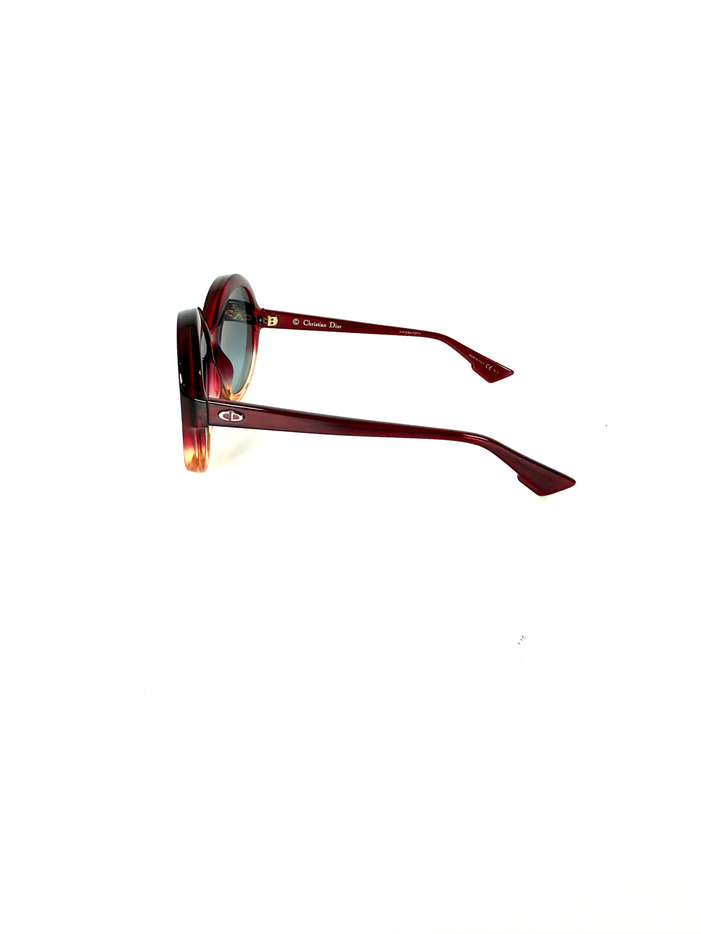 Christian Dior Bianca Oversized Oval 0T517 Round Optyl Acetate Sunglasses