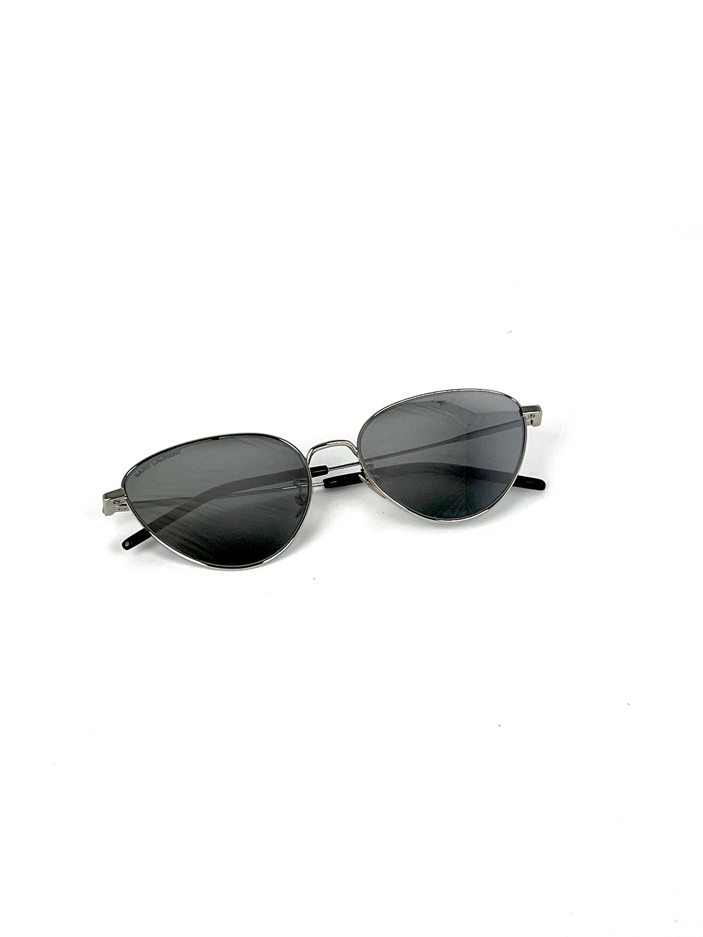 Saint Laurent SL 310 Cat Eye Silver Mirror Sunglasses