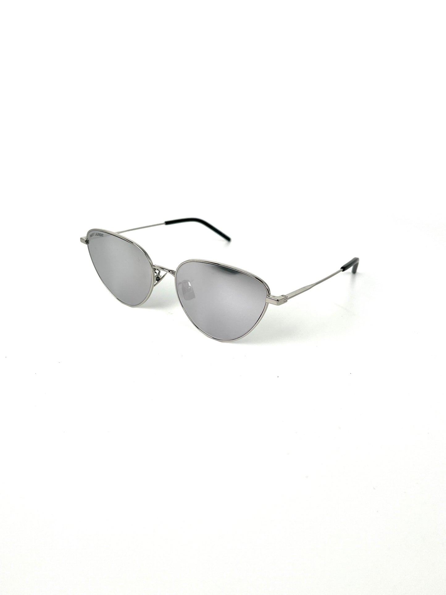 Saint Laurent SL 310 Cat Eye Silver Mirror Sunglasses