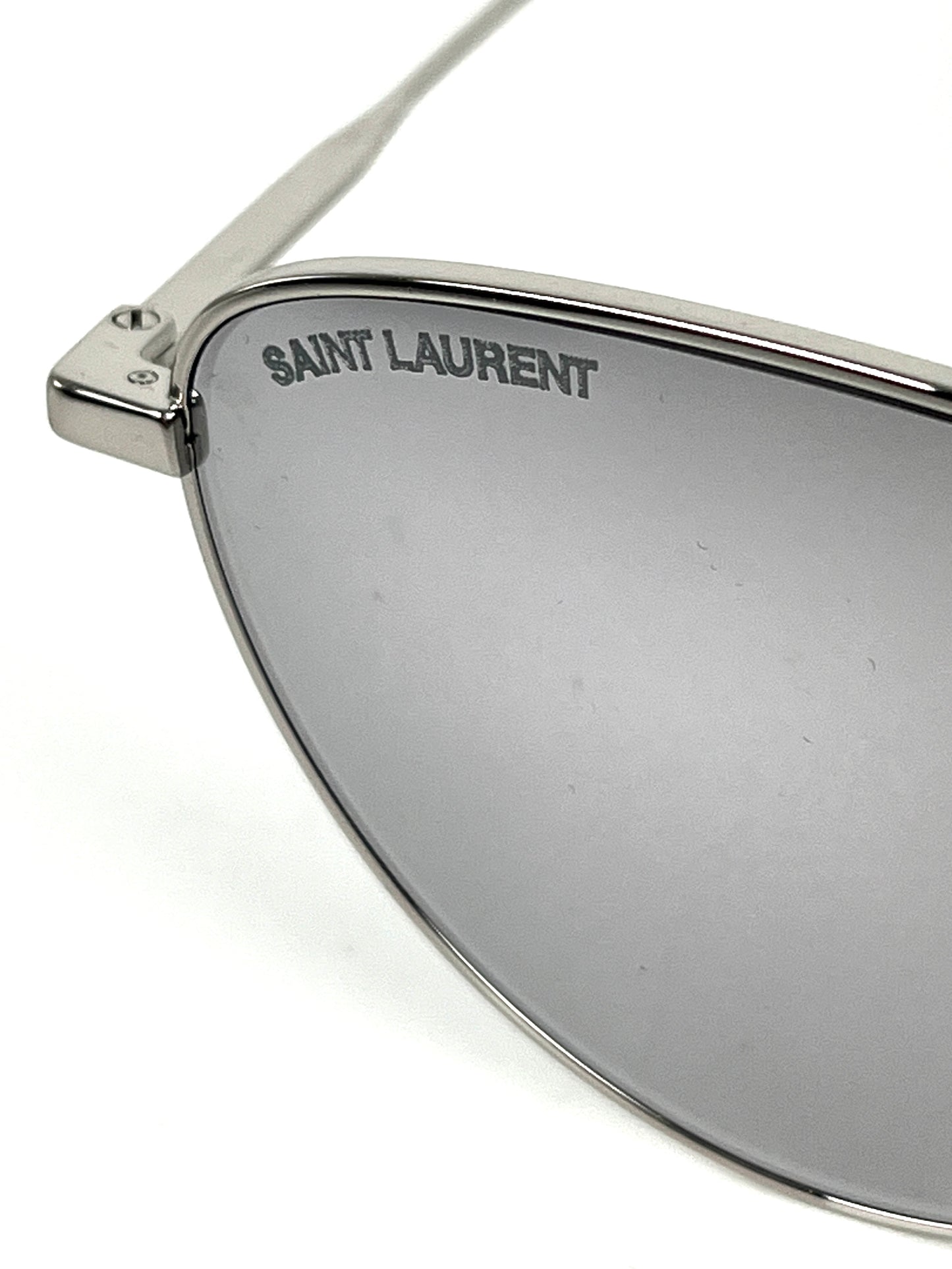 Saint Laurent SL 310 Cat Eye Silver Mirror Sunglasses