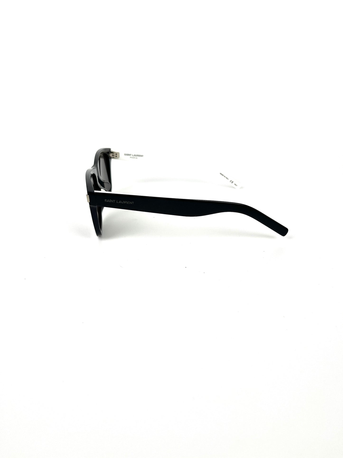 Saint Laurent SL 51 Square Wellington Shaped White Black Acetate Sunglasses