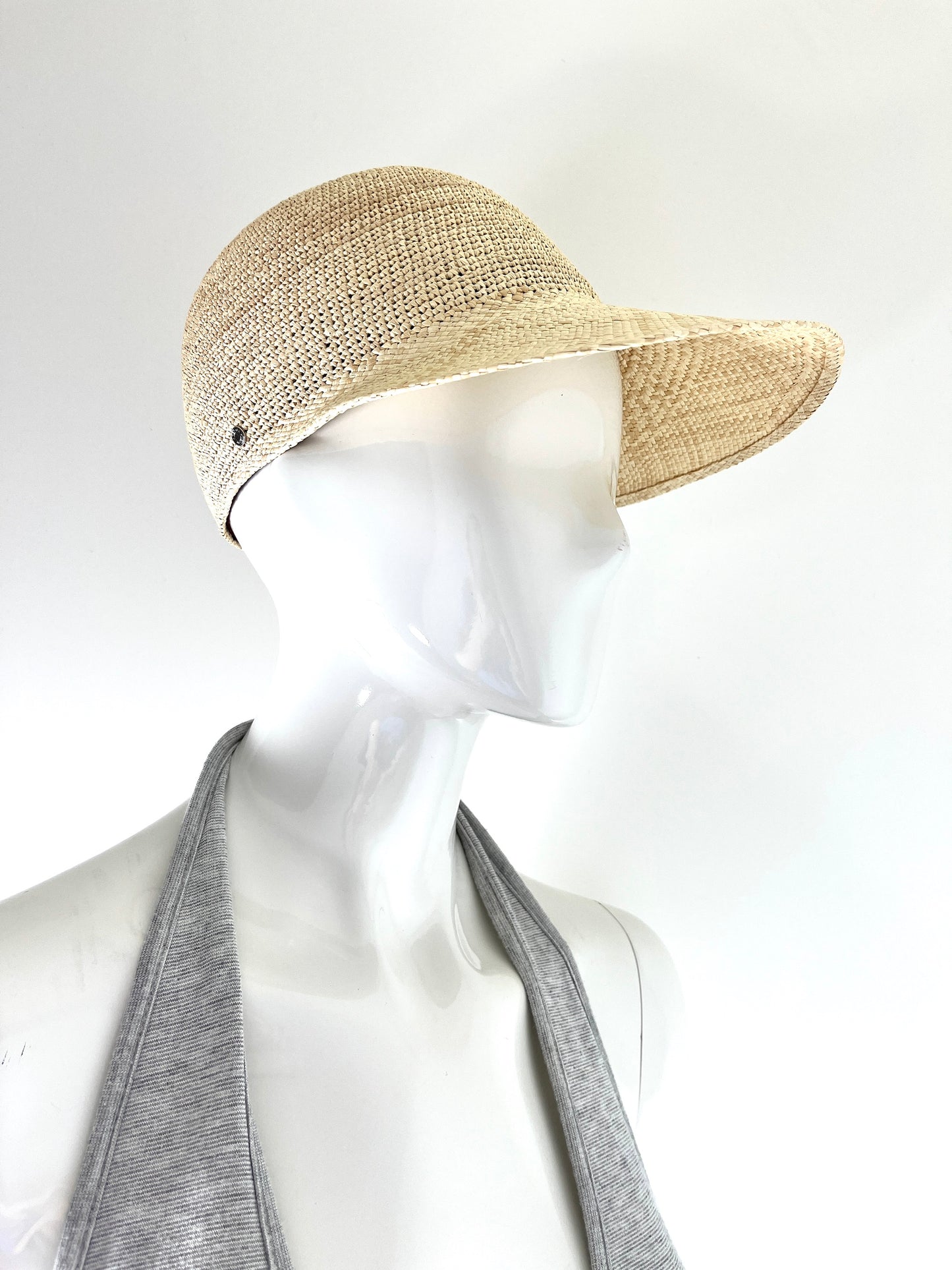 HERMES Casquette Tanzanie Natural Straw Cap Hat 58