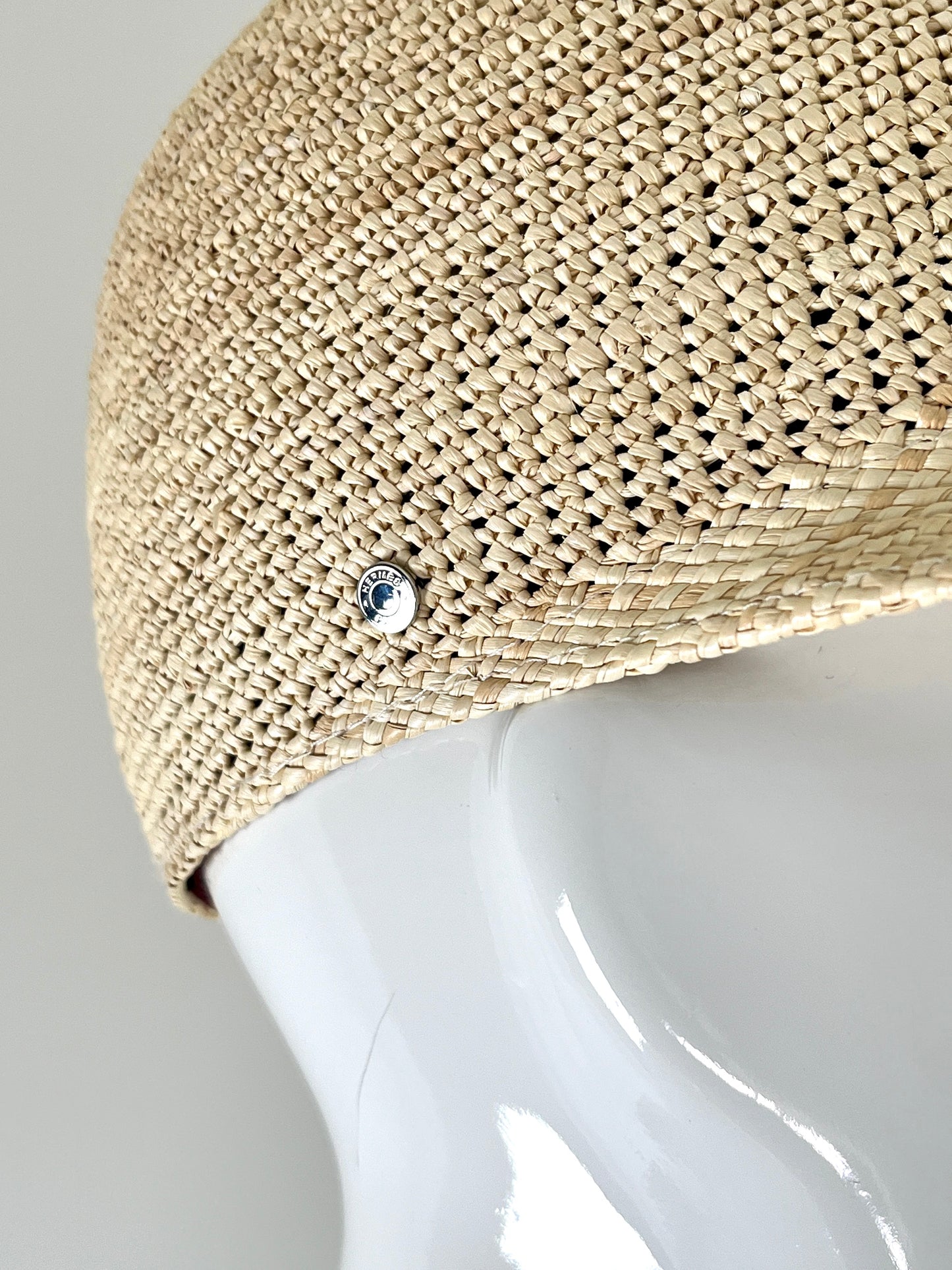 HERMES Casquette Tanzanie Natural Straw Cap Hat 58