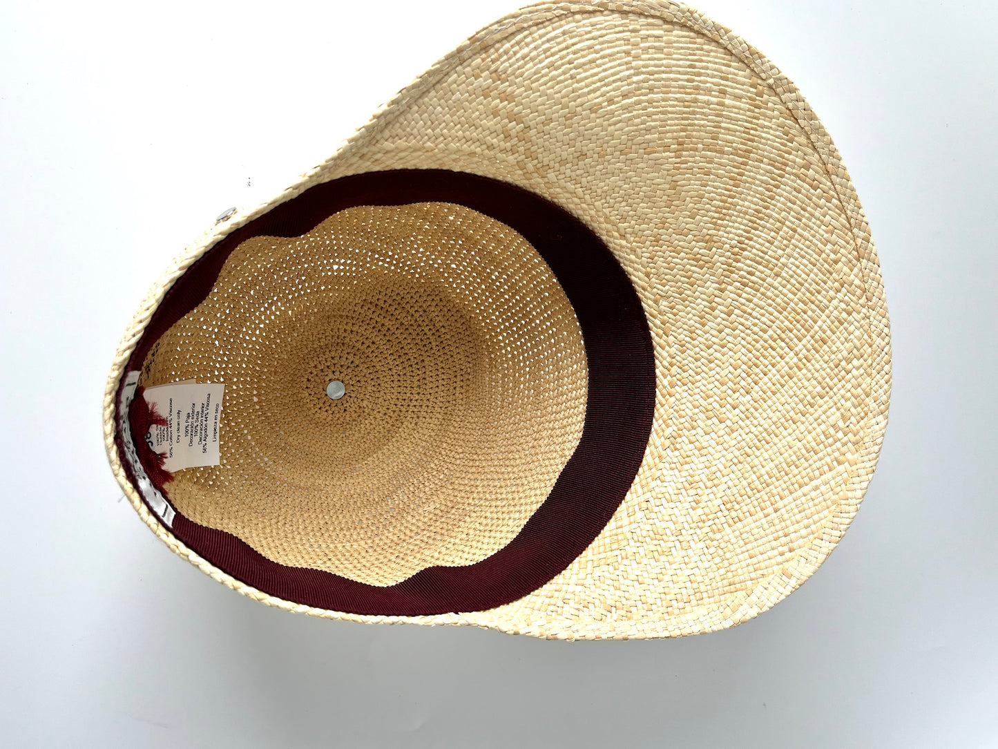 HERMES Casquette Tanzanie Natural Straw Cap Hat 58