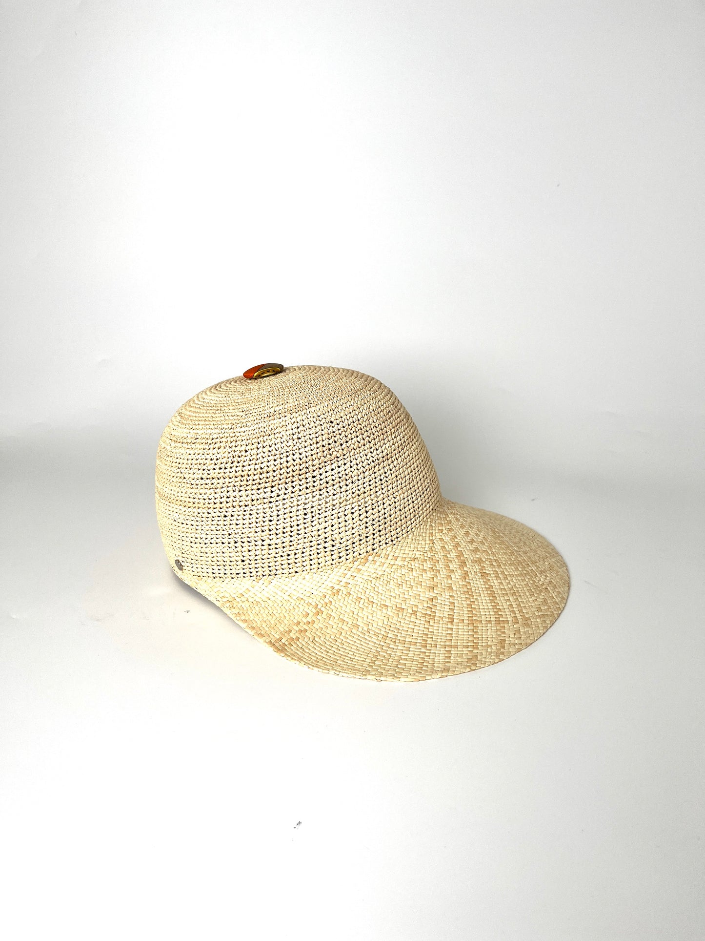 HERMES Casquette Tanzanie Natural Straw Cap Hat 58