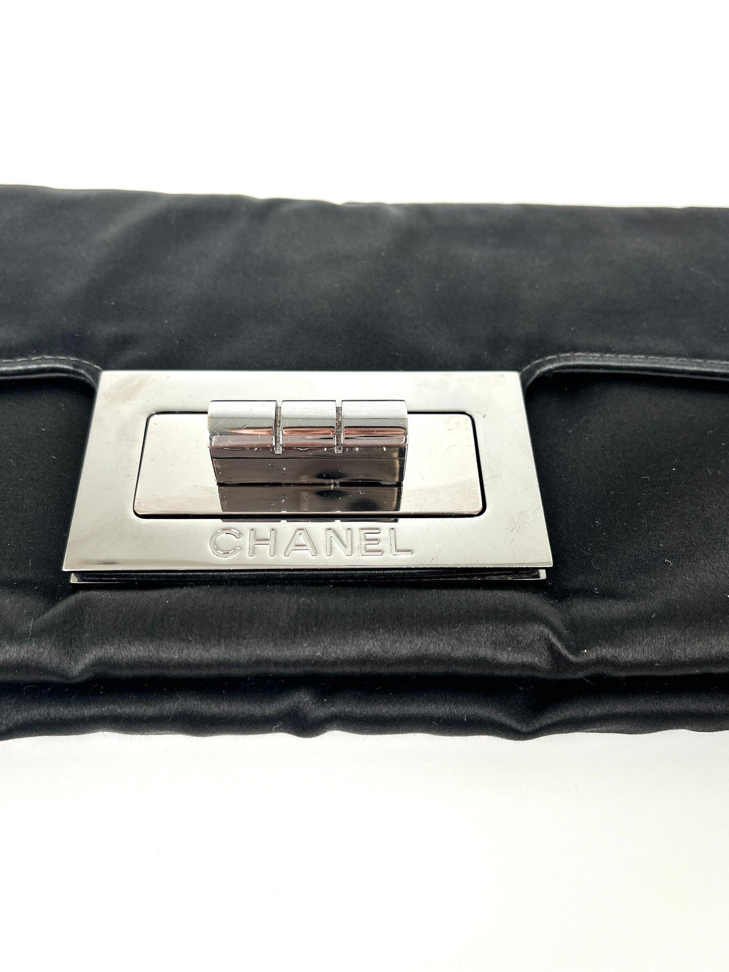 Vintage CHANEL Reissue Satin Clutch Bag