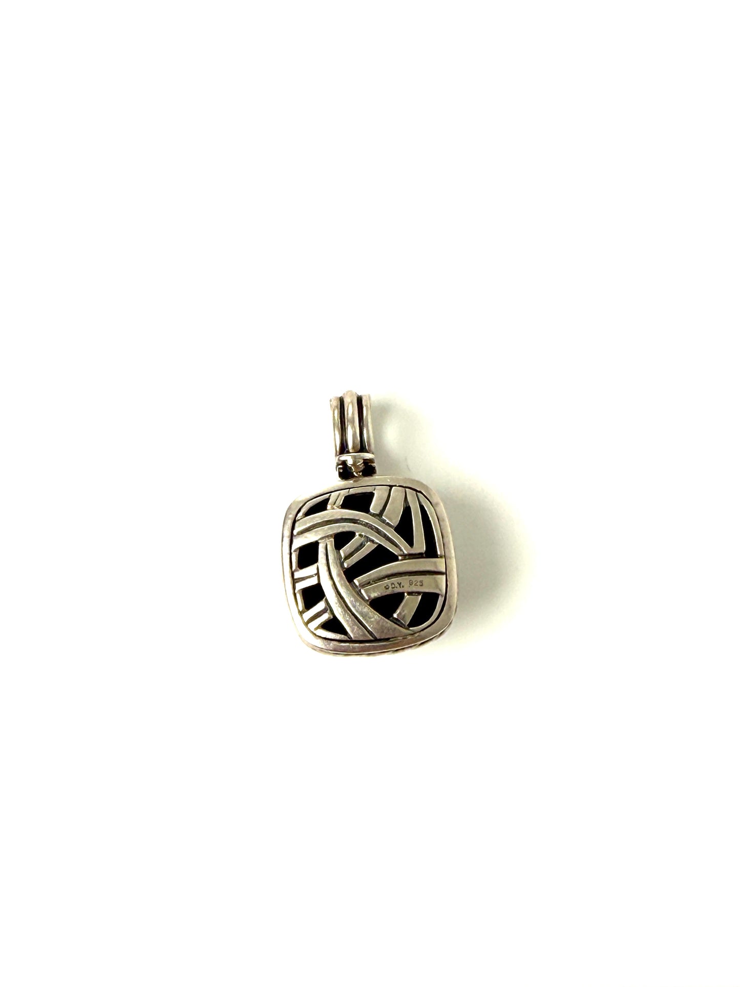 David Yurman Albion Onyx Sterling Silver Enhancer Pendant