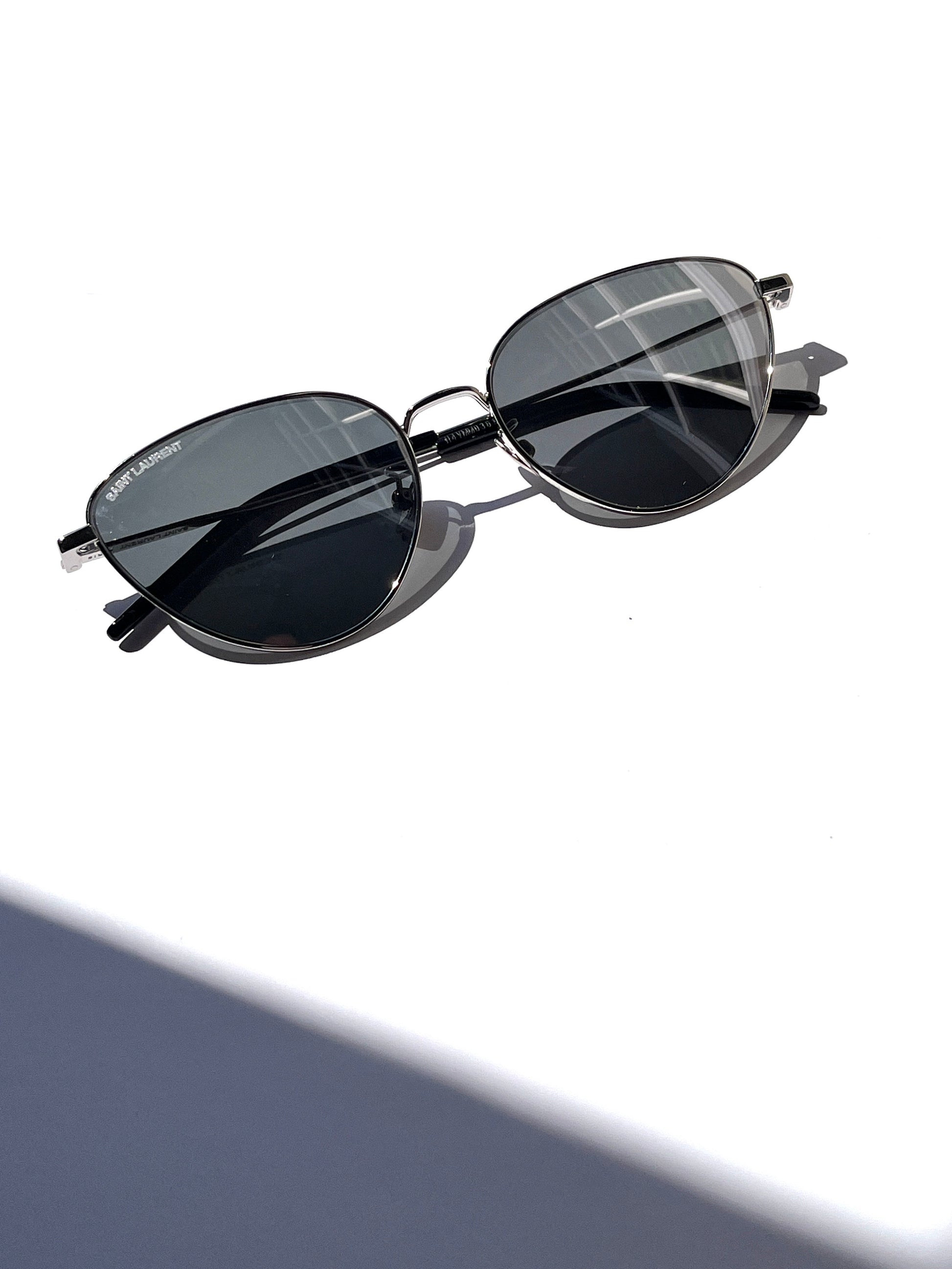 Saint Laurent SL 310 Cat Eye Silver Mirror Sunglasses