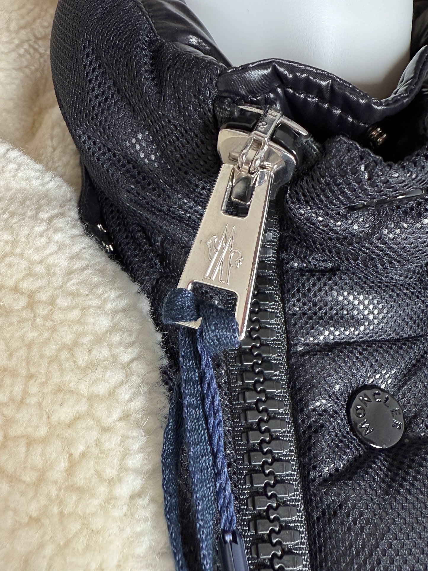 New Moncler Black Down Puffer Demir Giubbotto Hooded Coat S