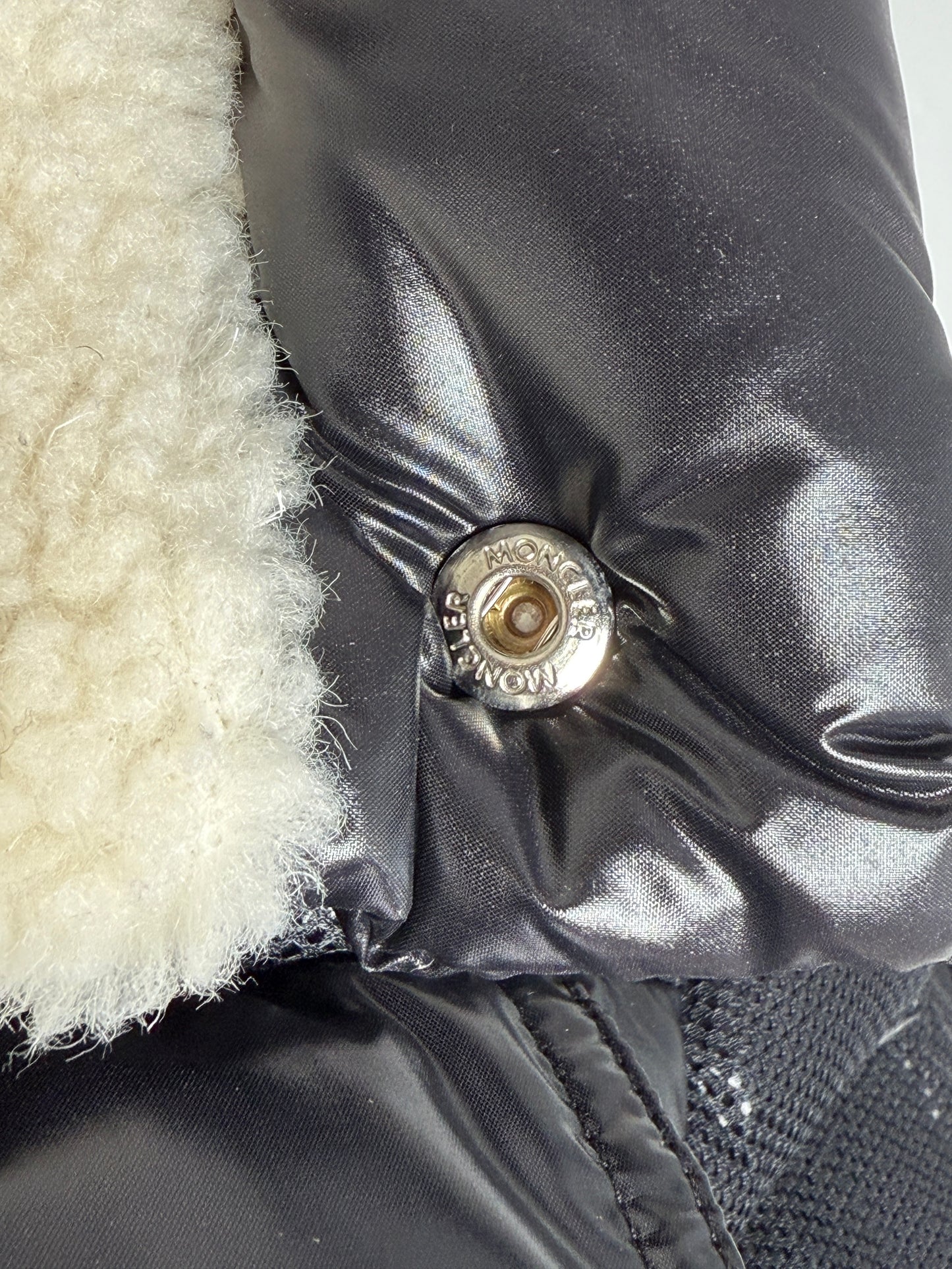 New Moncler Black Down Puffer Demir Giubbotto Hooded Coat S
