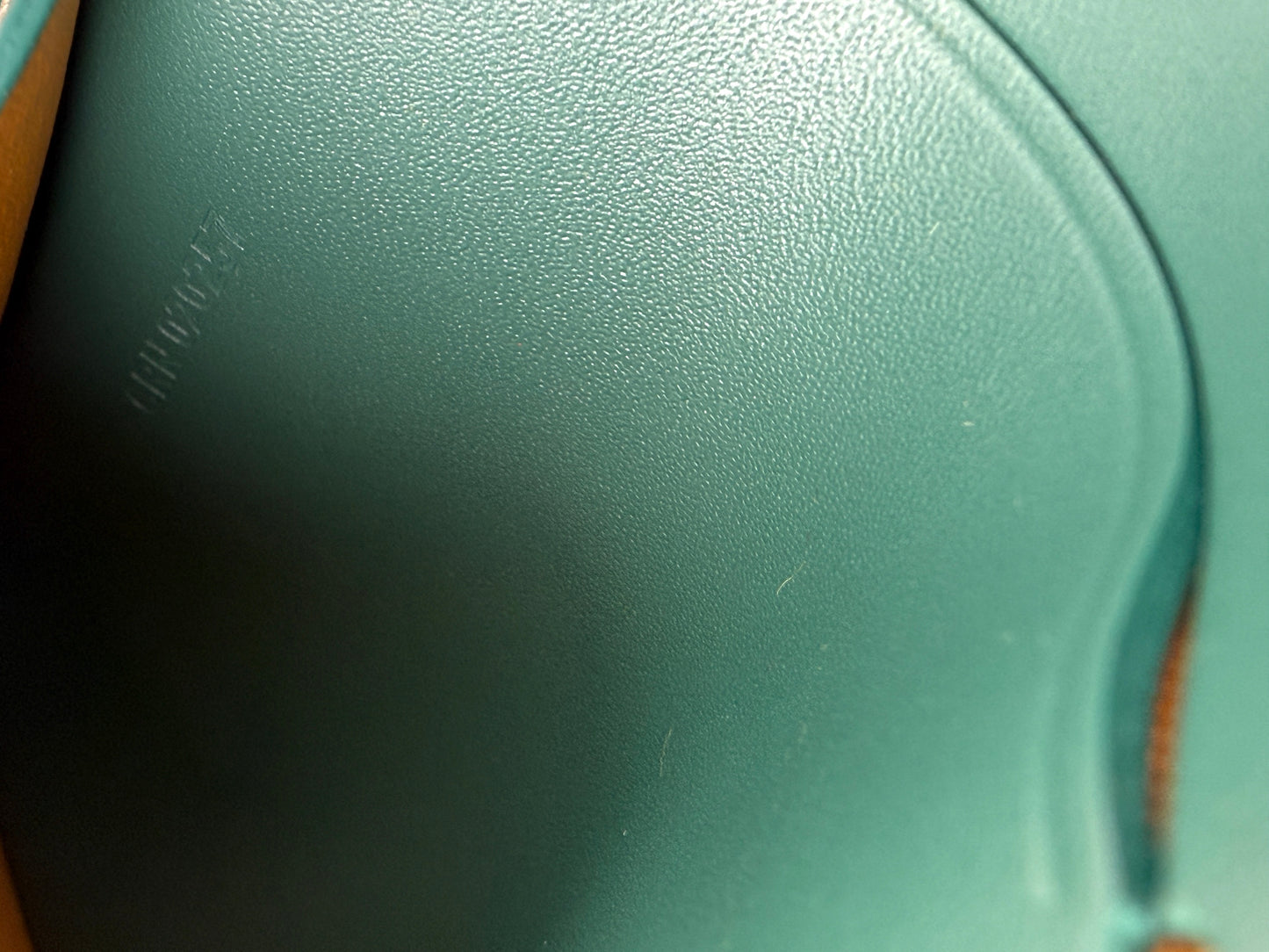 GOYARD Goyardine Bourbon Green Zipped Card Holder New