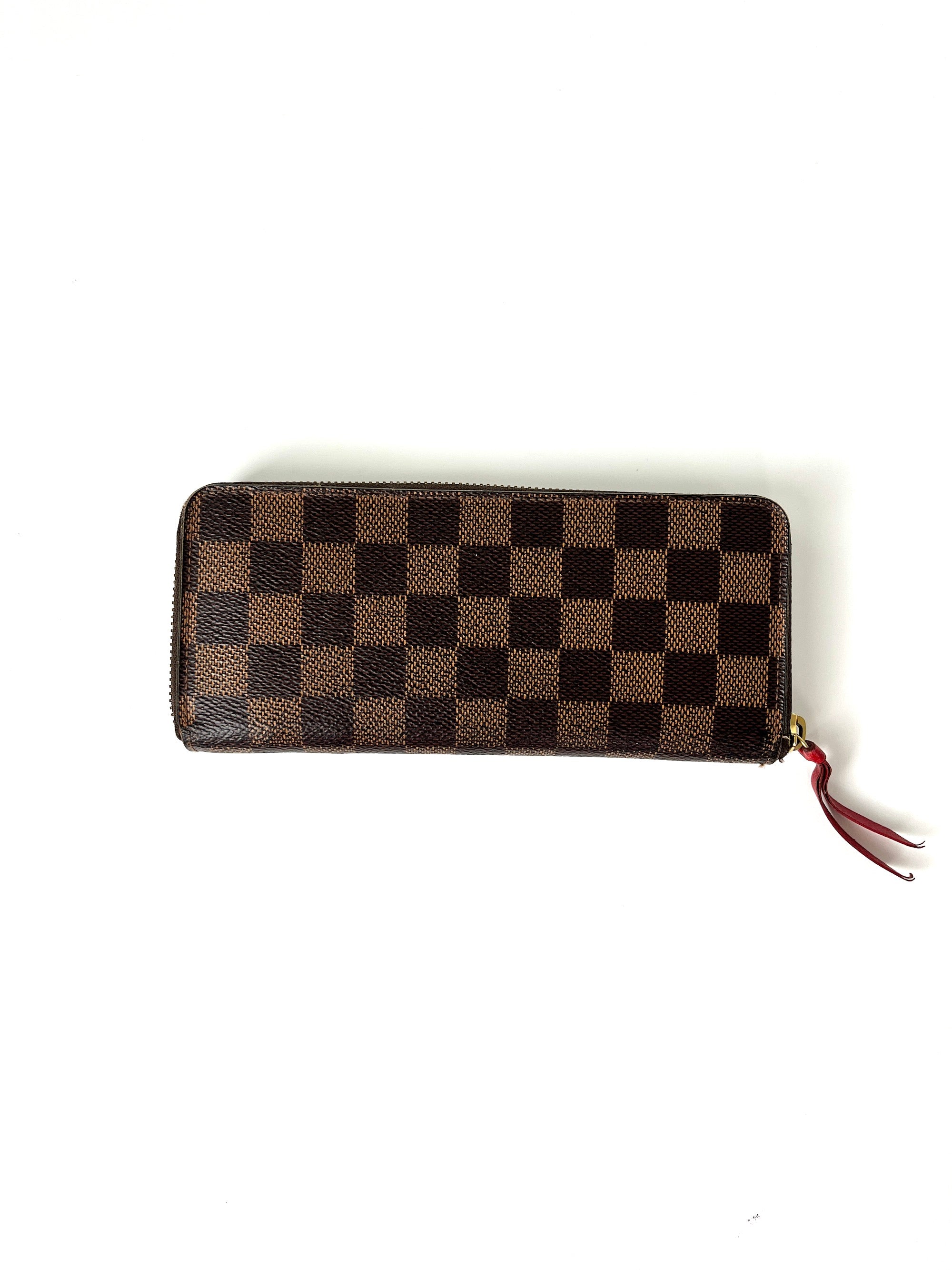 Louis Vuitton Damier Ebene Clemence Zip Wallet Fashion Reloved