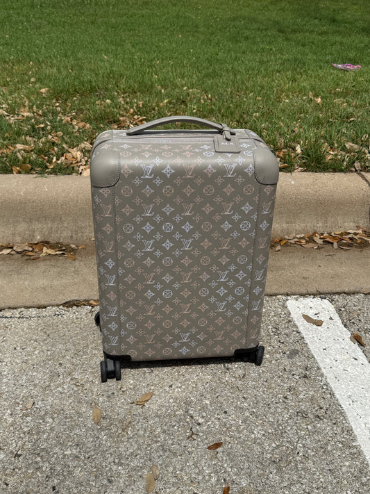 Louis Vuitton Horizon 55 Mahina Perforated Monogram Leather Suitcase