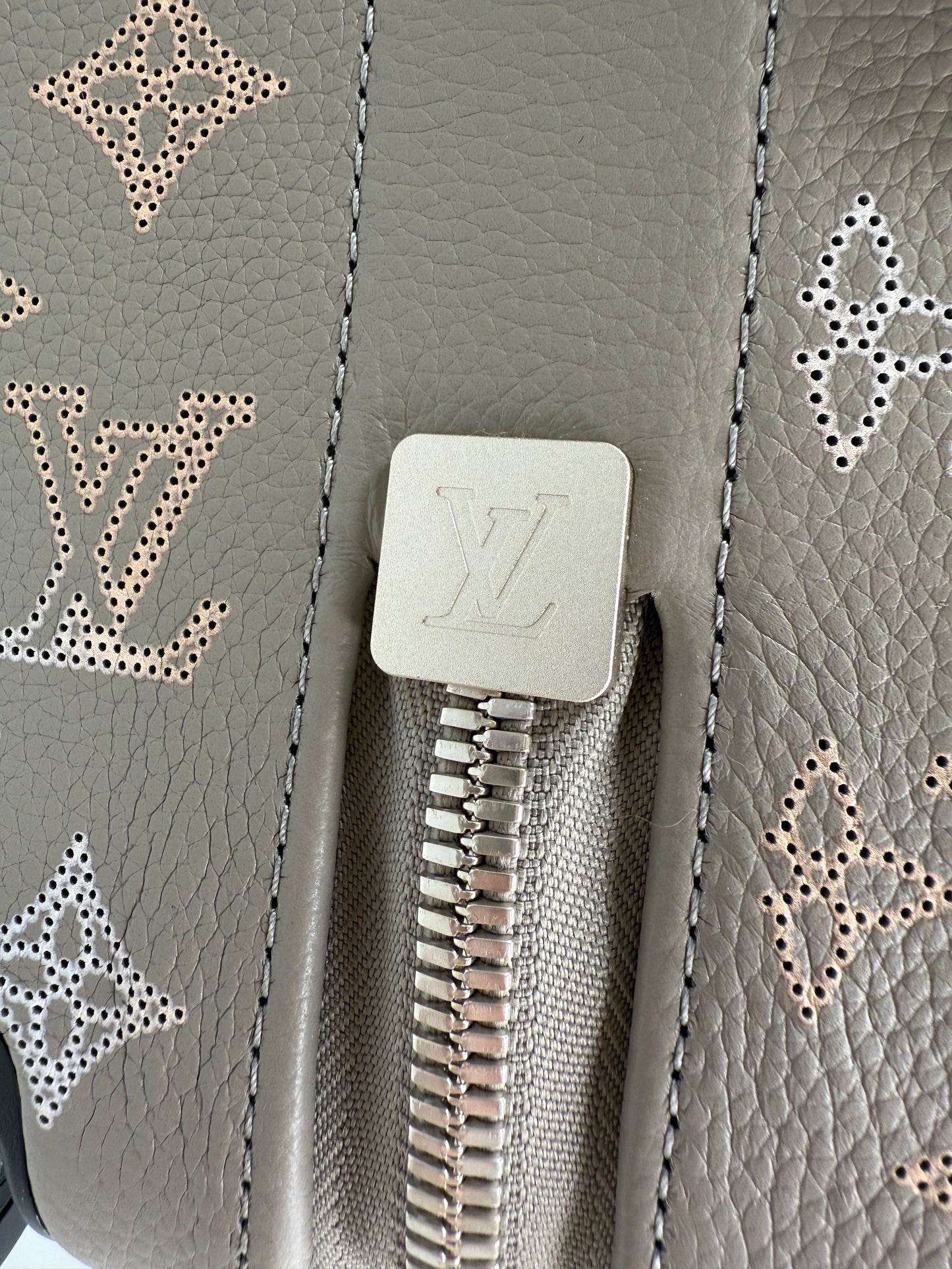 Louis Vuitton Horizon 55 Mahina Perforated Monogram Leather Suitcase