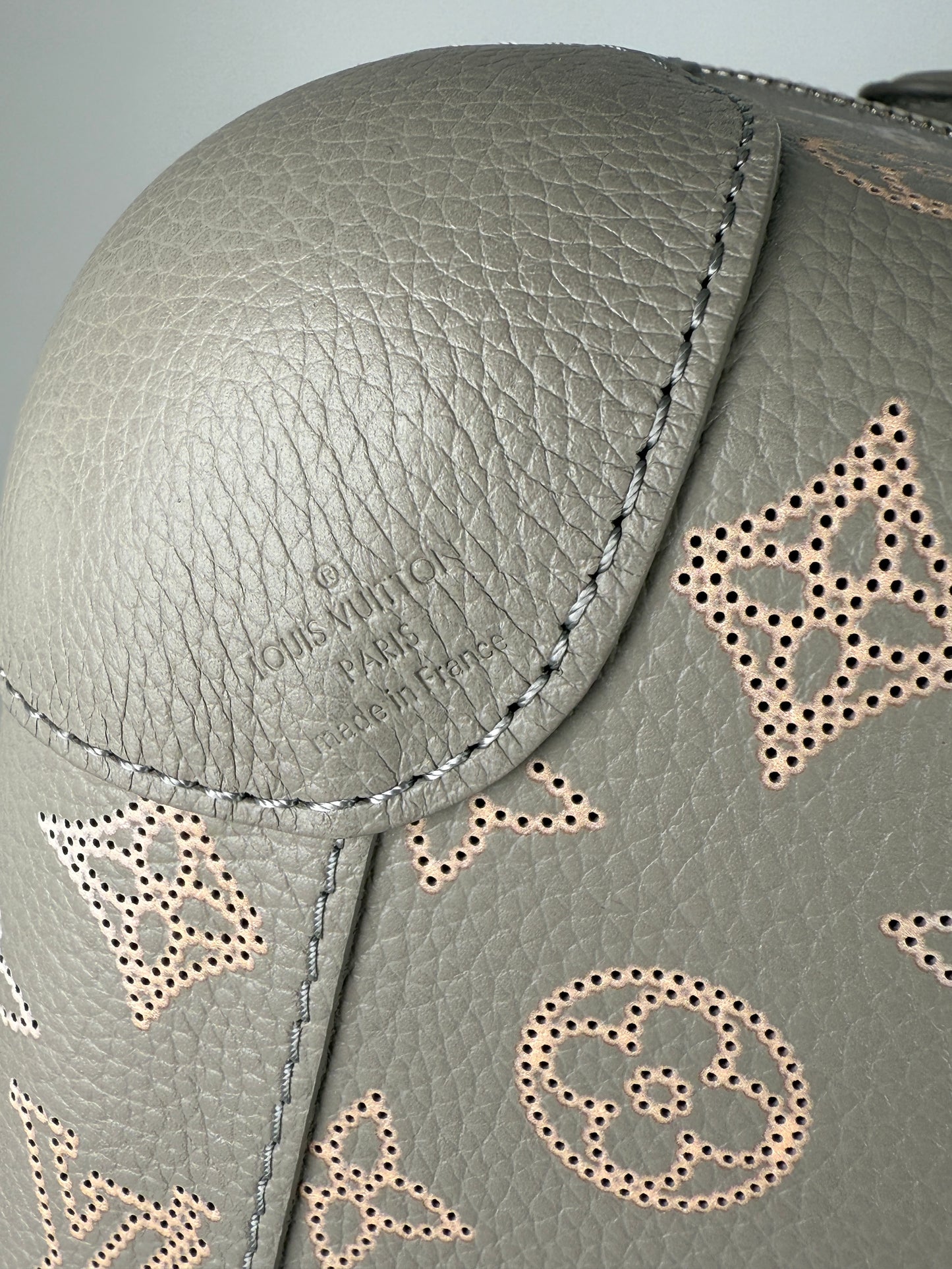 Louis Vuitton Horizon 55 Mahina Perforated Monogram Leather Suitcase