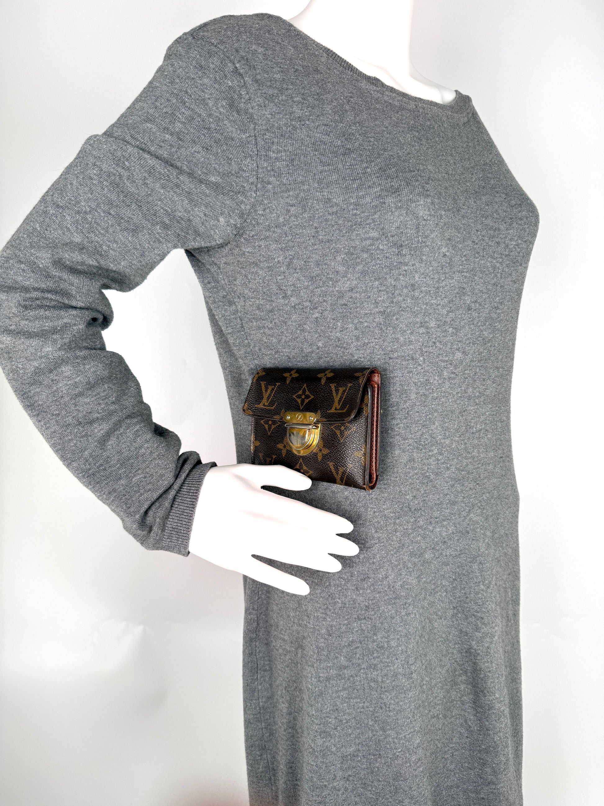 LOUIS VUITTON Koala Brown Monogram Compact Flap Wallet