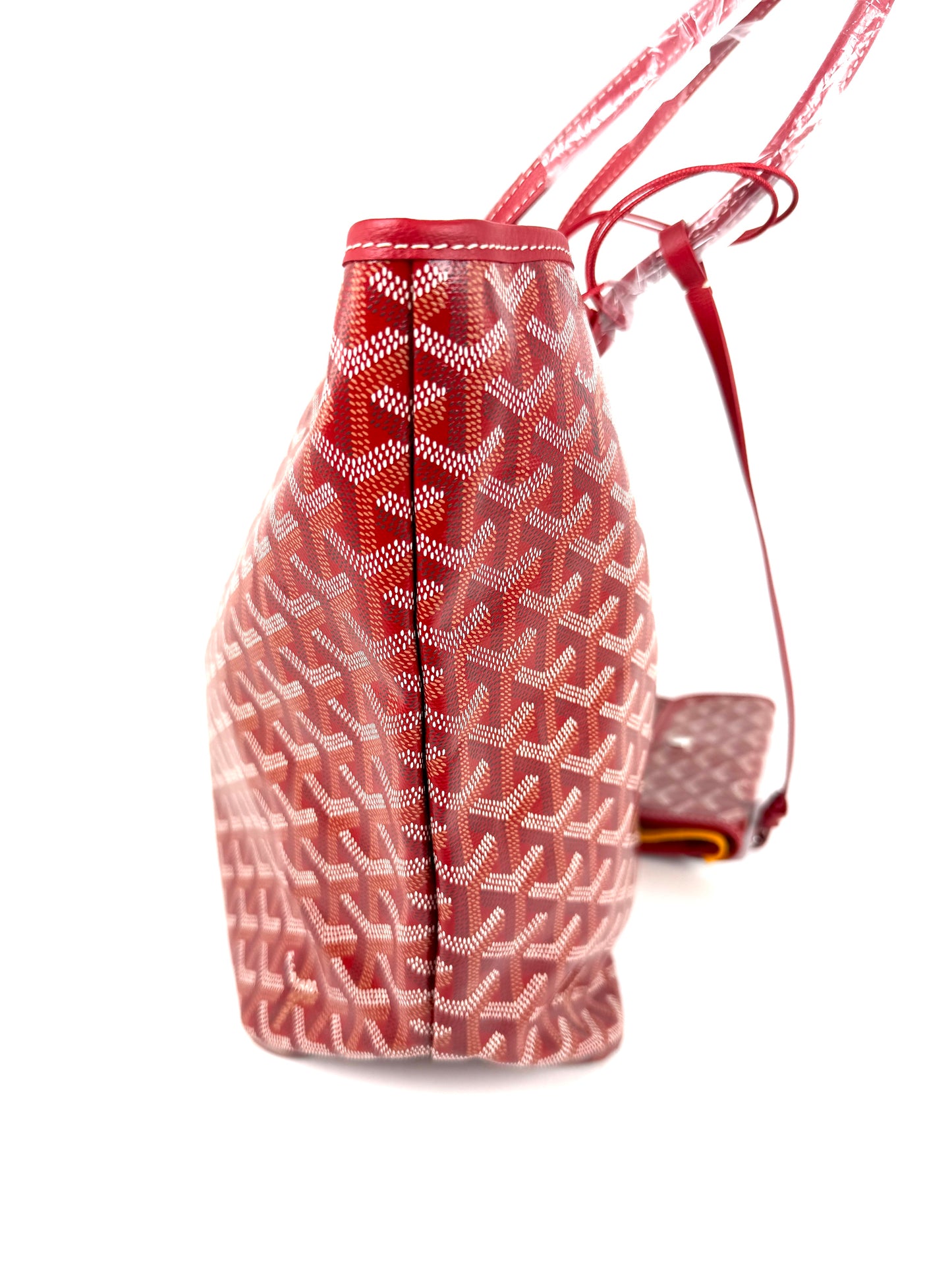 GOYARD Saint Louis PM Red Tote Bag with Pouch New