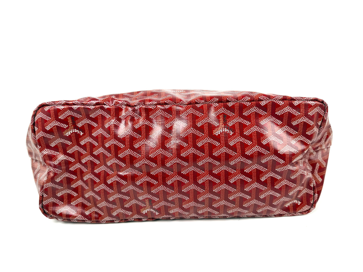 GOYARD Saint Louis PM Red Tote Bag with Pouch New