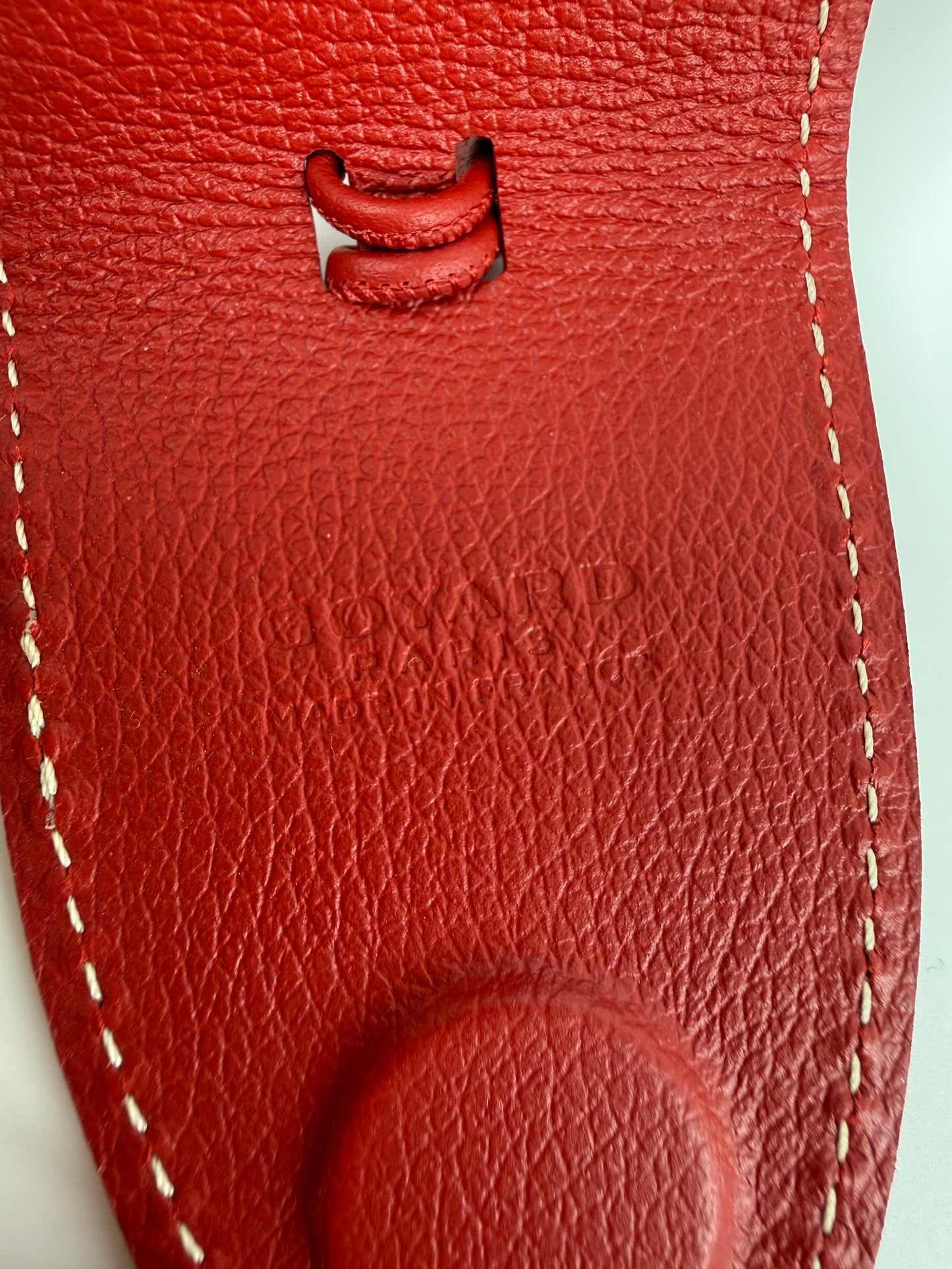 GOYARD Saint Louis PM Red Tote Bag with Pouch New