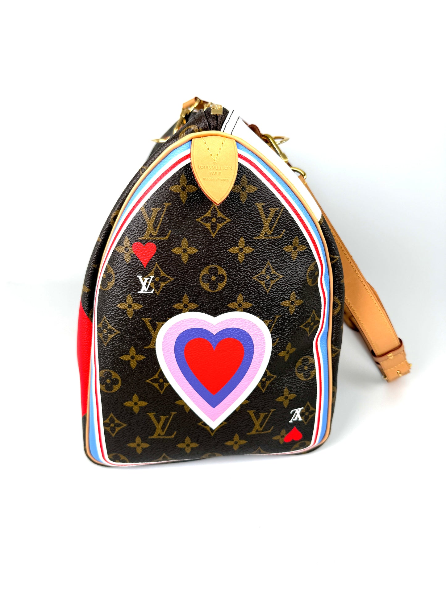 Louis Vuitton Game on Keepall 45 Bandouliere Monogram Duffle Weekender Travel Bag