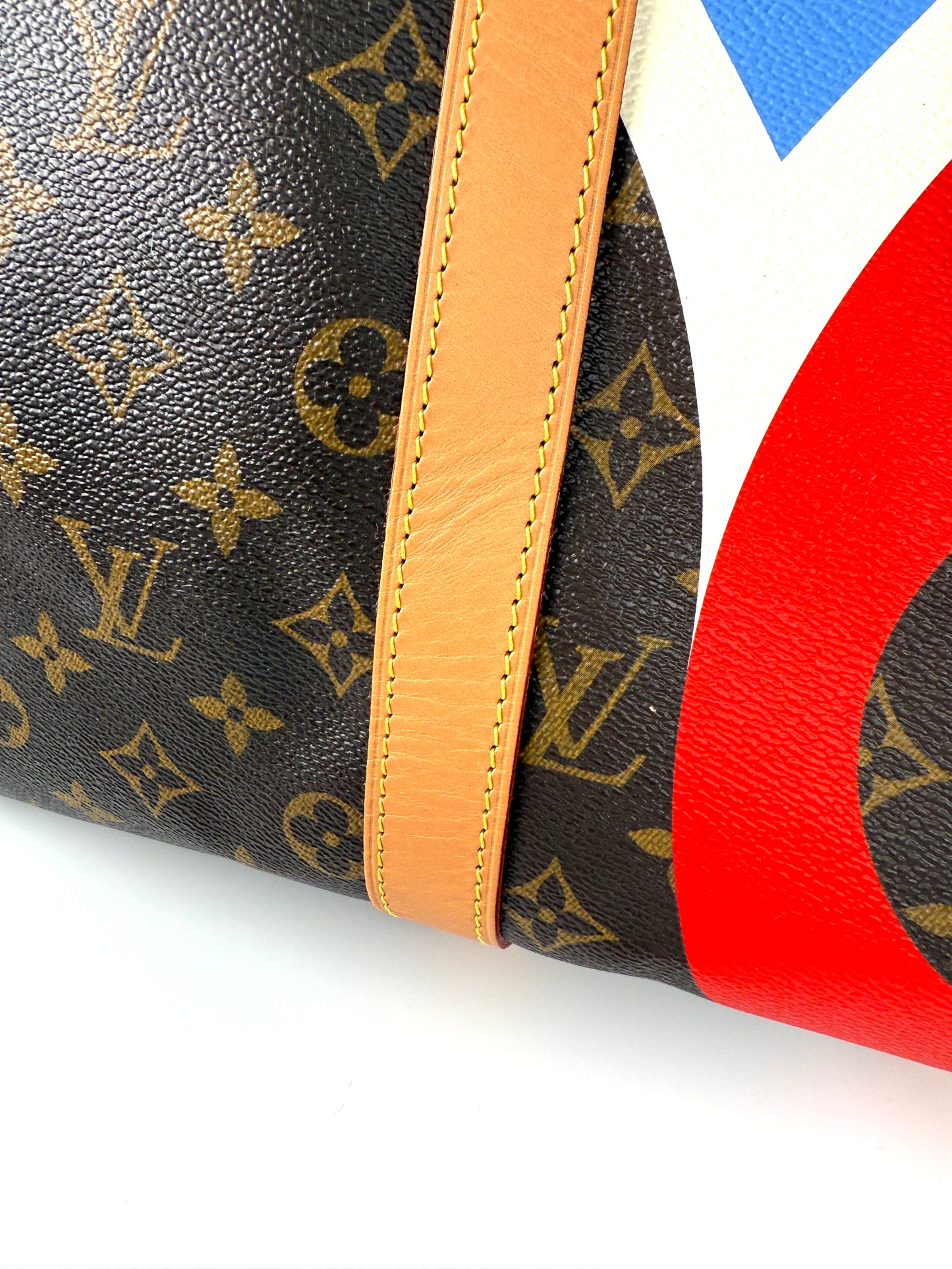 Louis Vuitton Game on Keepall 45 Bandouliere Monogram Duffle Weekender Travel Bag