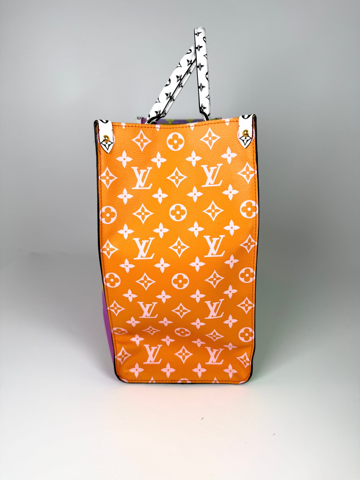 Louis Vuitton Pink Lilac Green Monogram Giant OnTheGo Multicolor Tote Bag