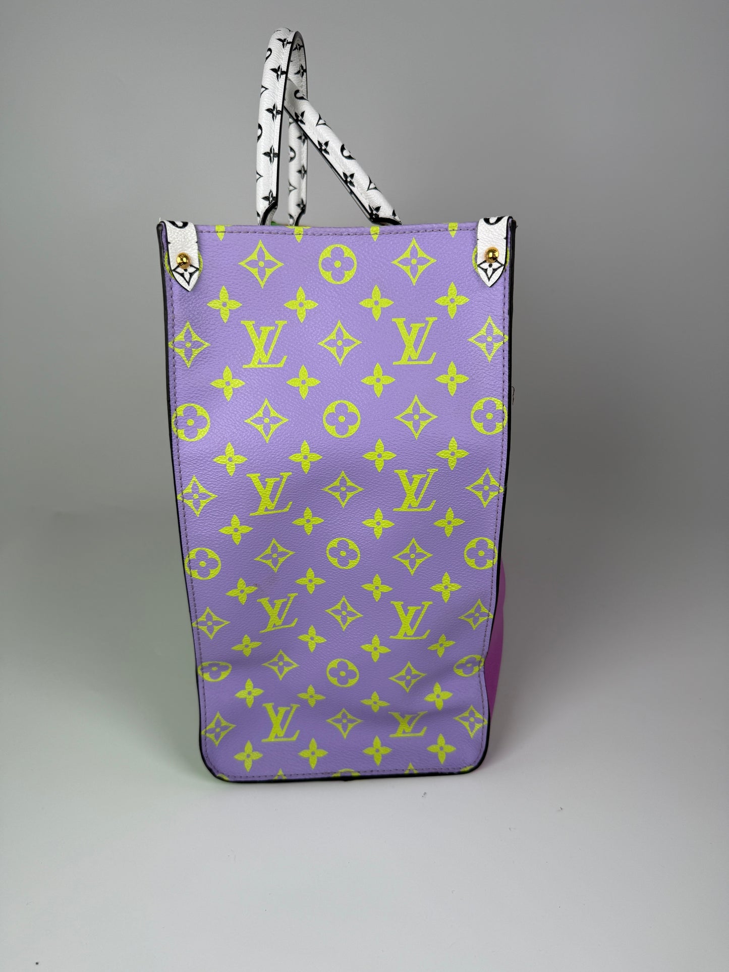 Louis Vuitton Pink Lilac Green Monogram Giant OnTheGo Multicolor Tote Bag