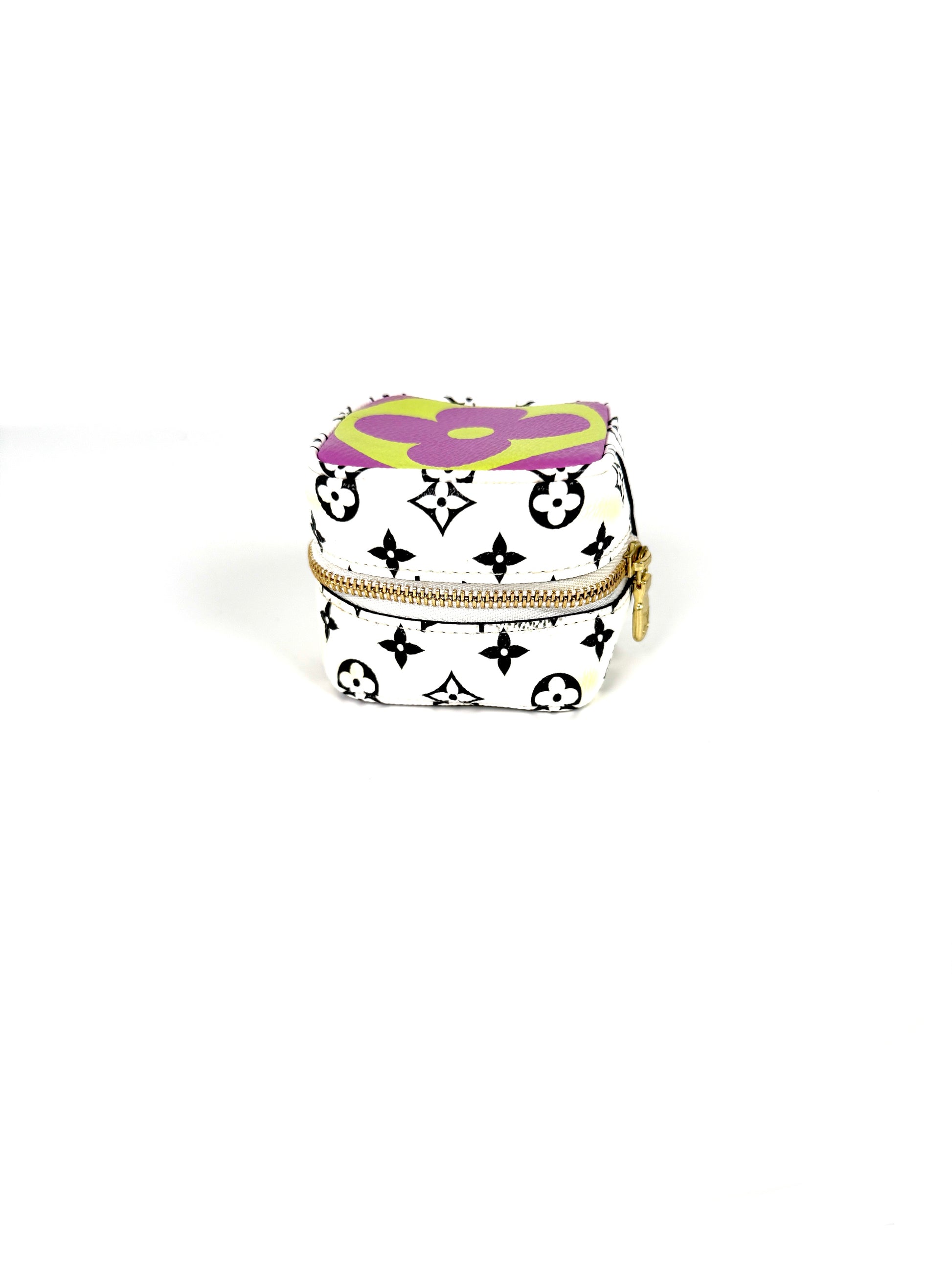 Louis Vuitton Cube Coin Giant Monogram Lilac Multicolor Zip Purse