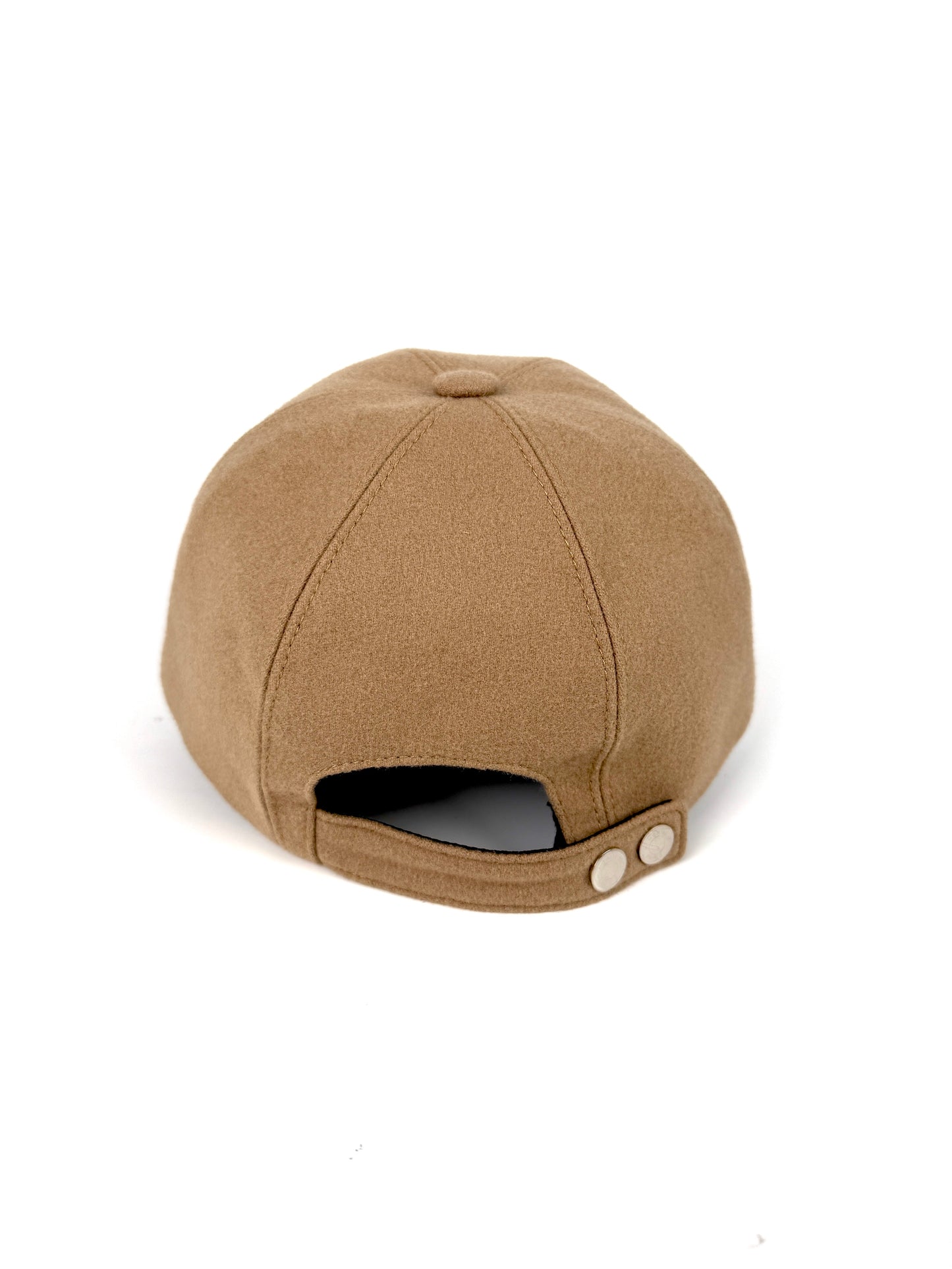 HERMES Serena Lift Beige Cashmere Baseball Cap Hat 57