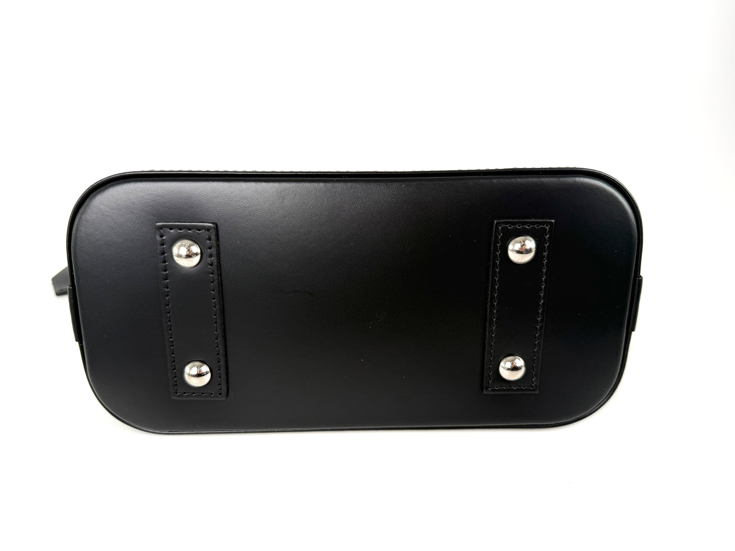 Louis Vuitton Alma BB Black Epi Leather Top Handle Crossbody Bag